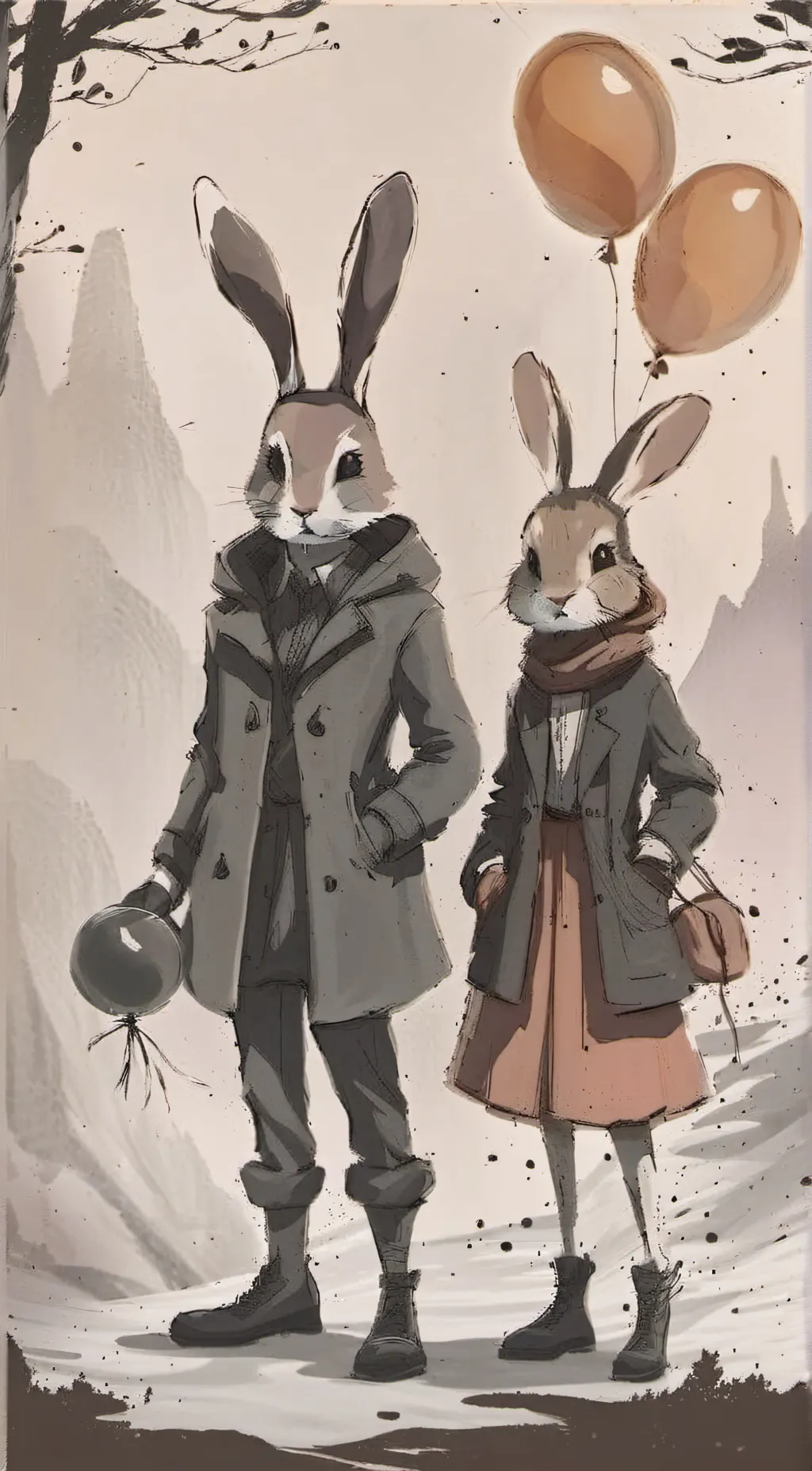 ai character: ✡︎Lexi and Alex background