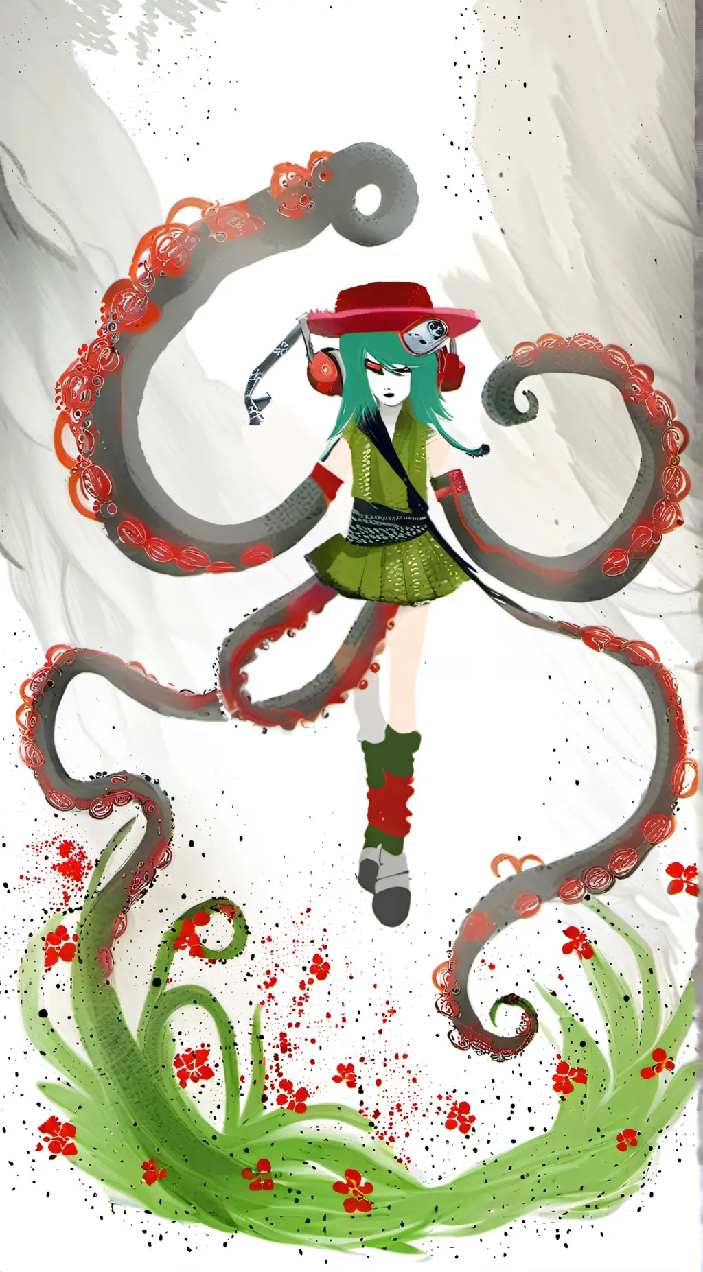 ai character: Dedf1sh background