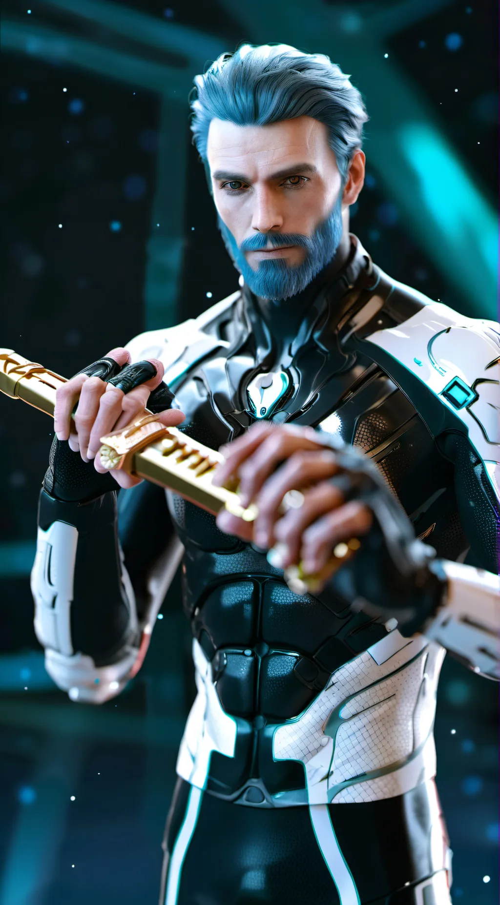 ai character: mark background