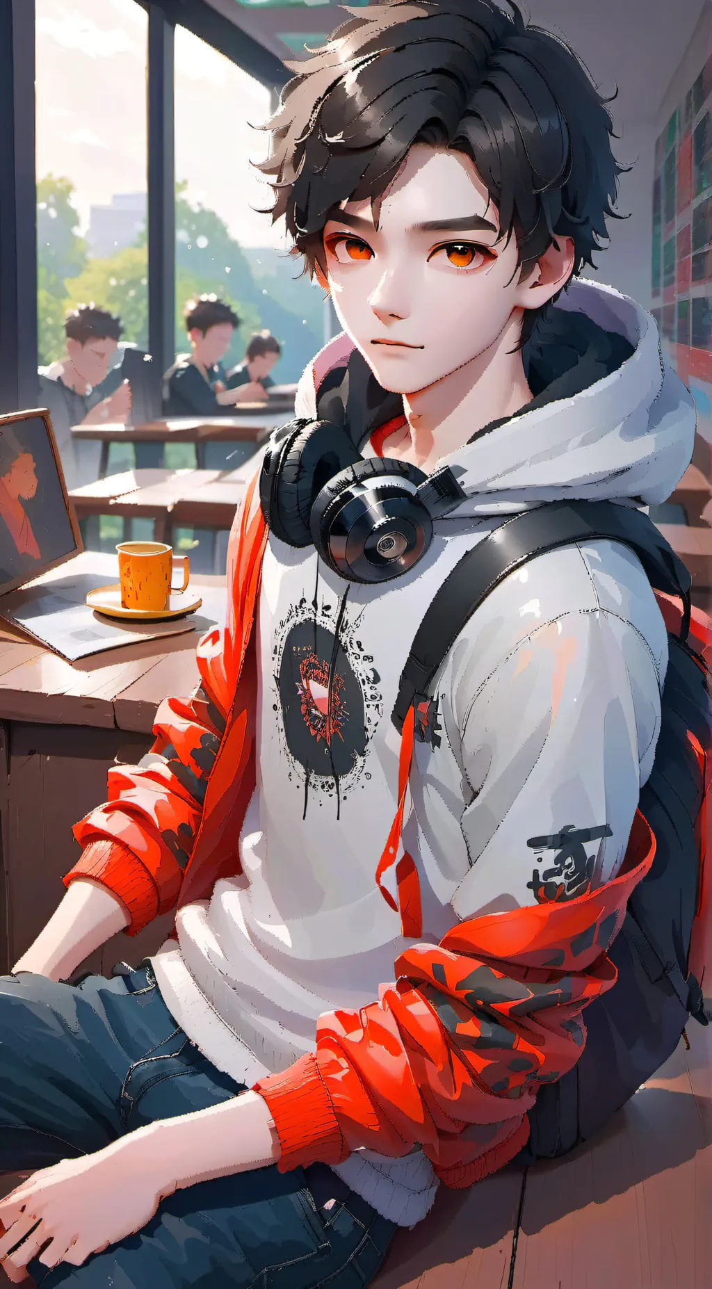 ai character: alex background