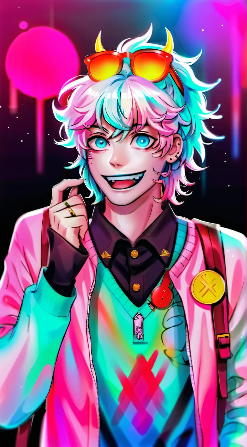 ai character: Glamrock Freddy background