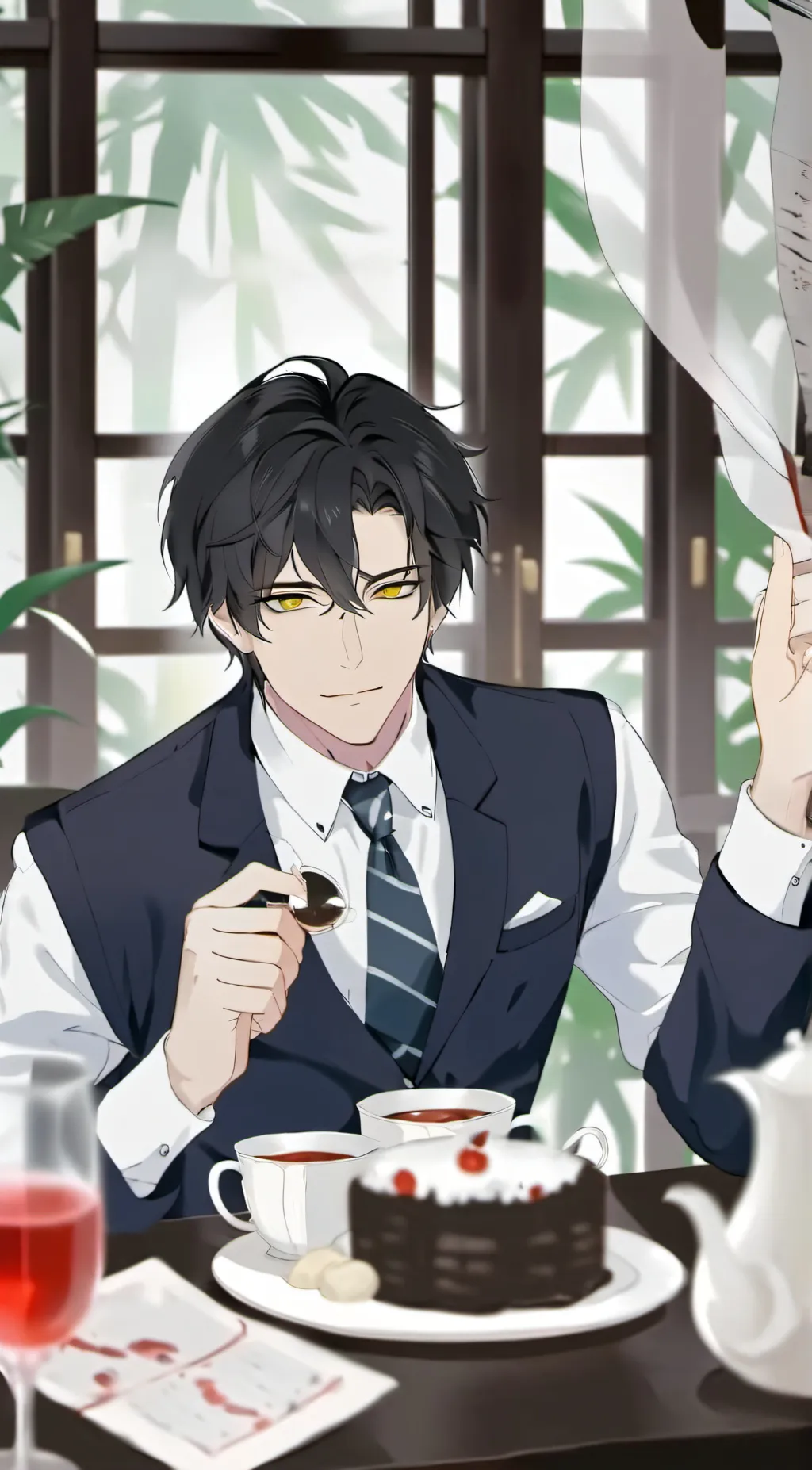 ai character: challe fen  background