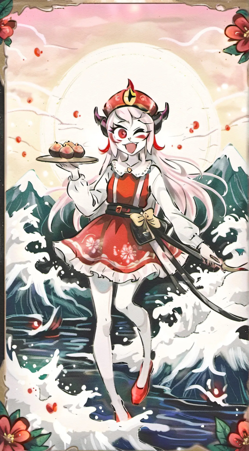 ai character: Hazbin hotel background