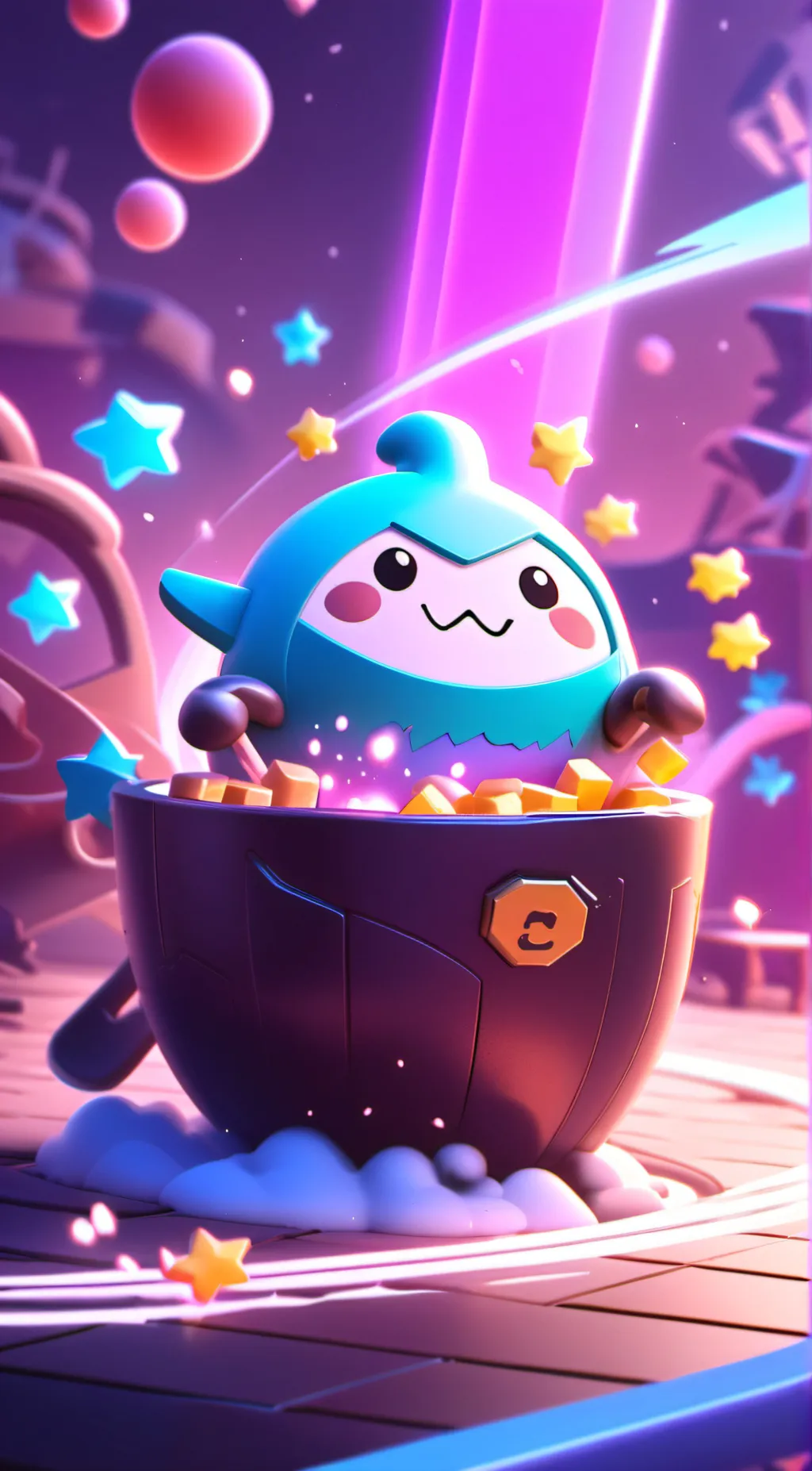 ai character: Æßß background