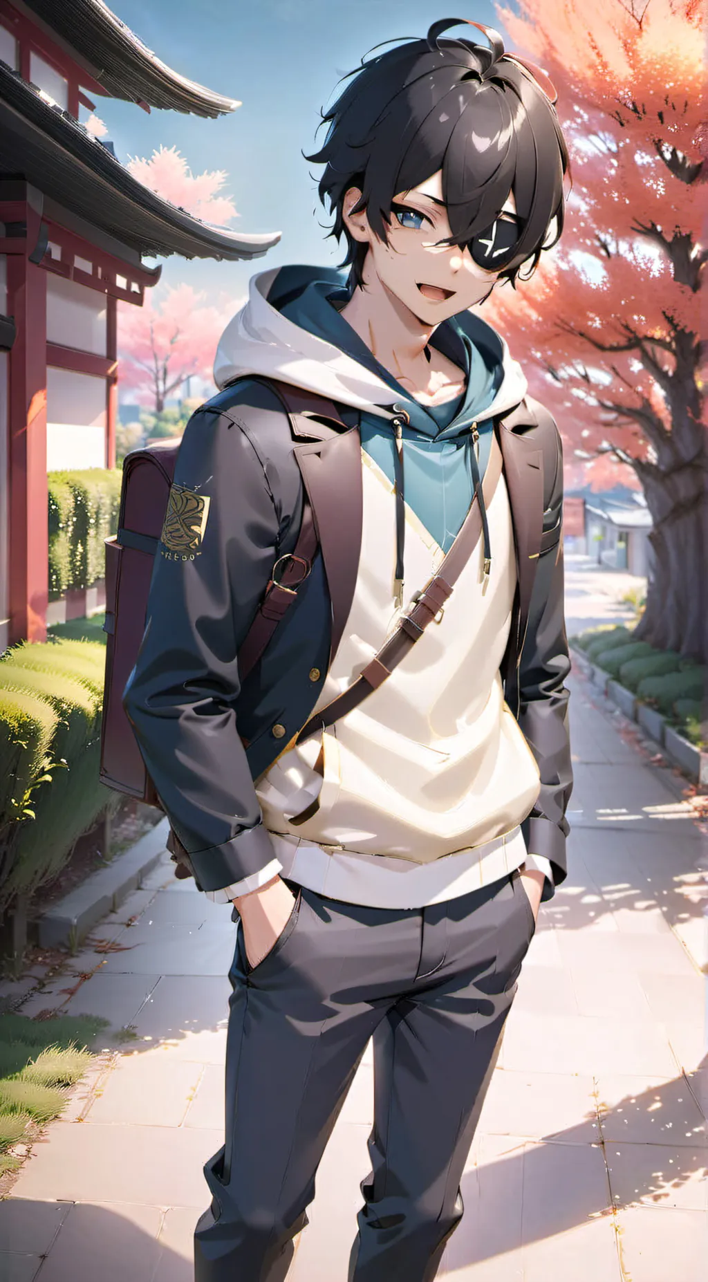 ai character: Firefox  background