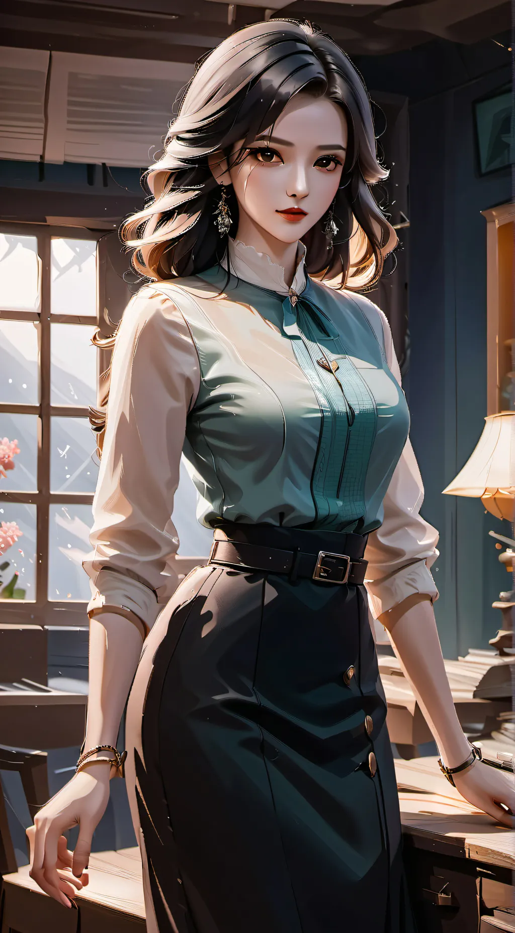 ai character: Sarika background