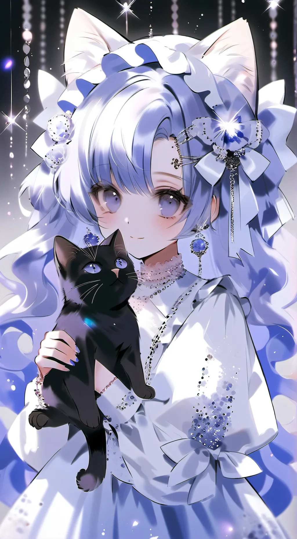 ai character: Galaxy background