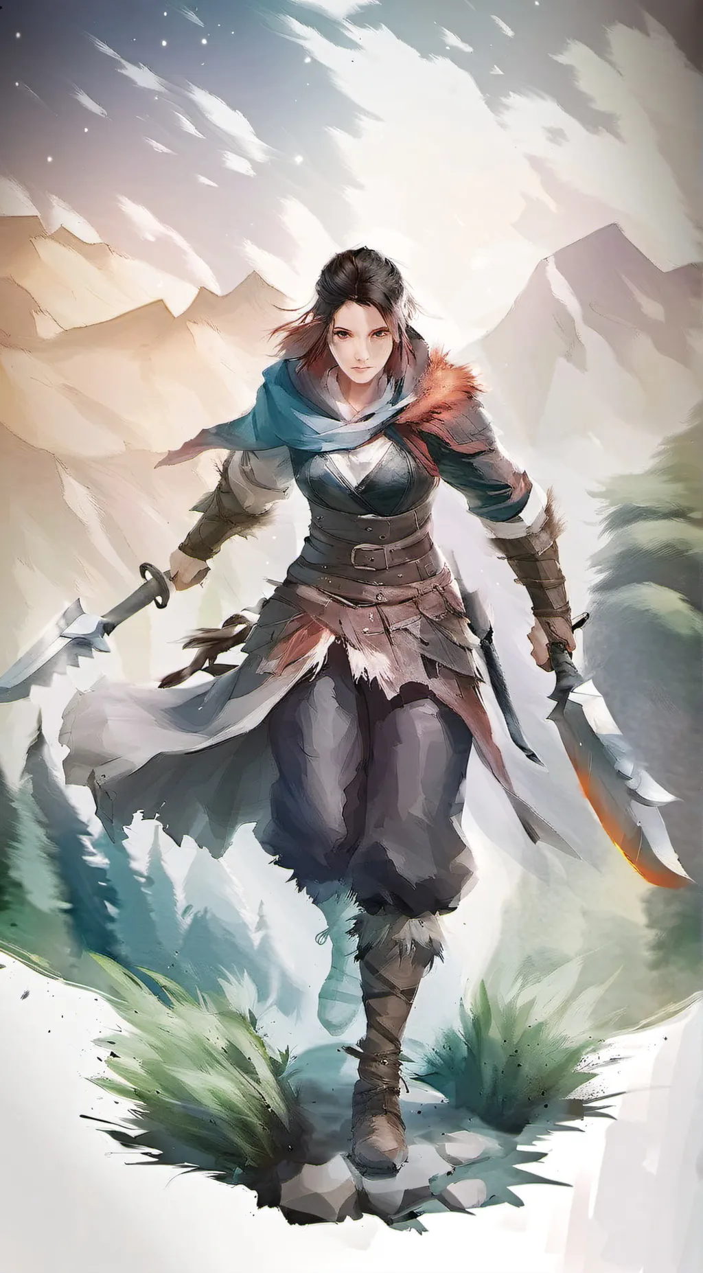 ai character: Aria background