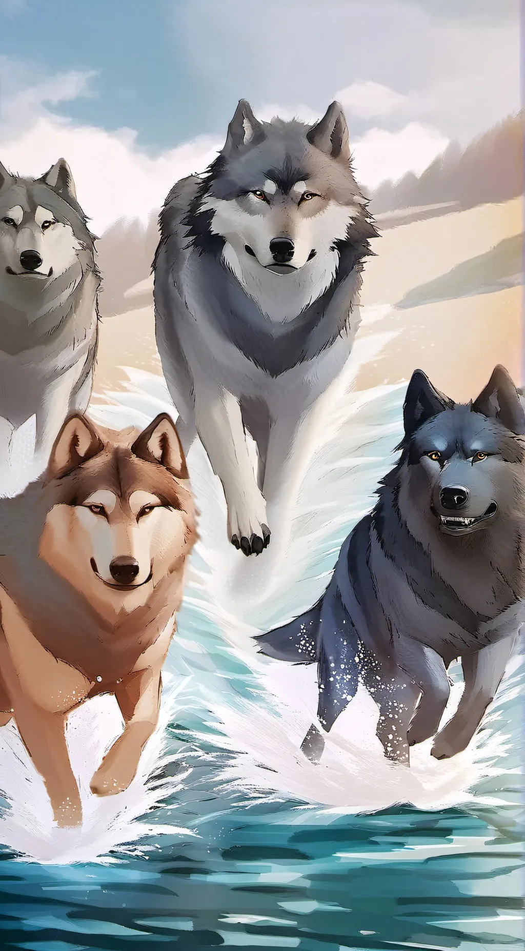 ai character: Sea pack background