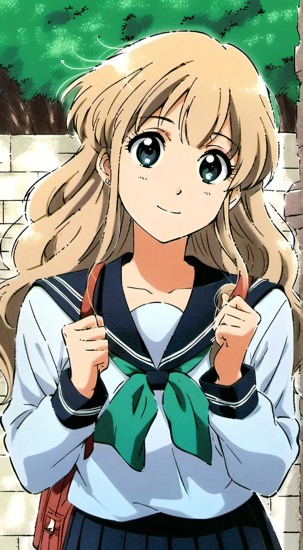 ai character: Amber background