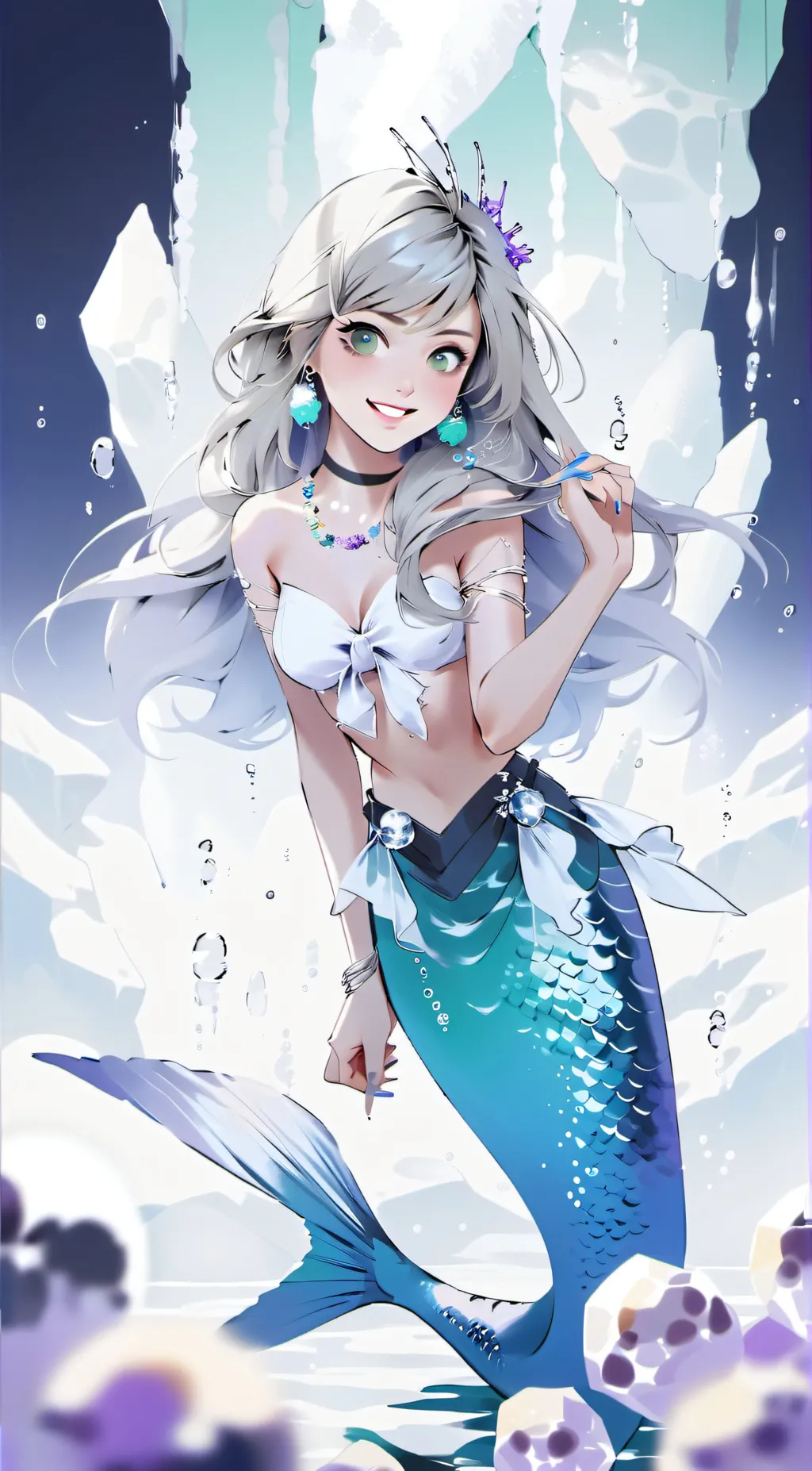 ai character: Melody background