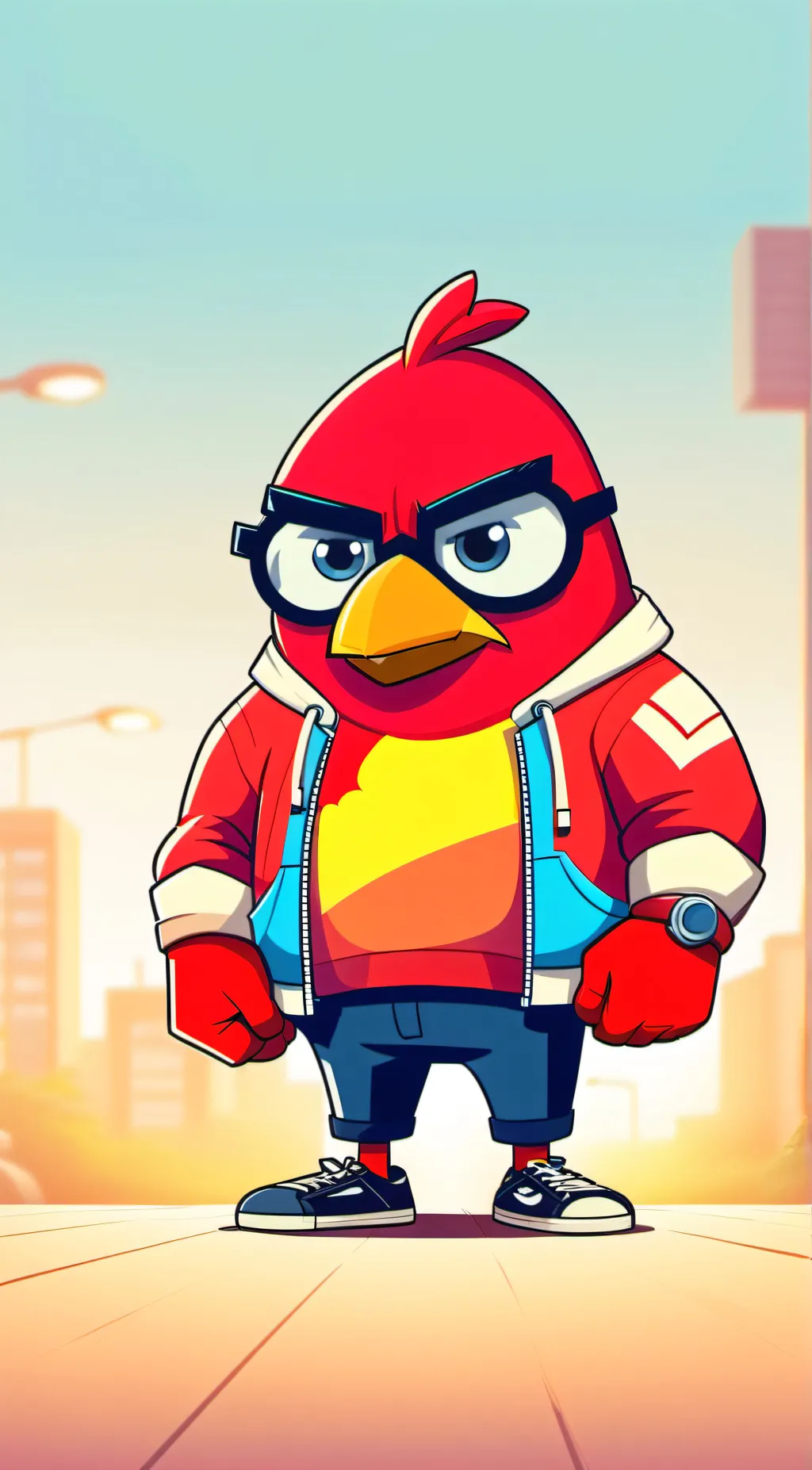 ai character: Red Dahmer  background