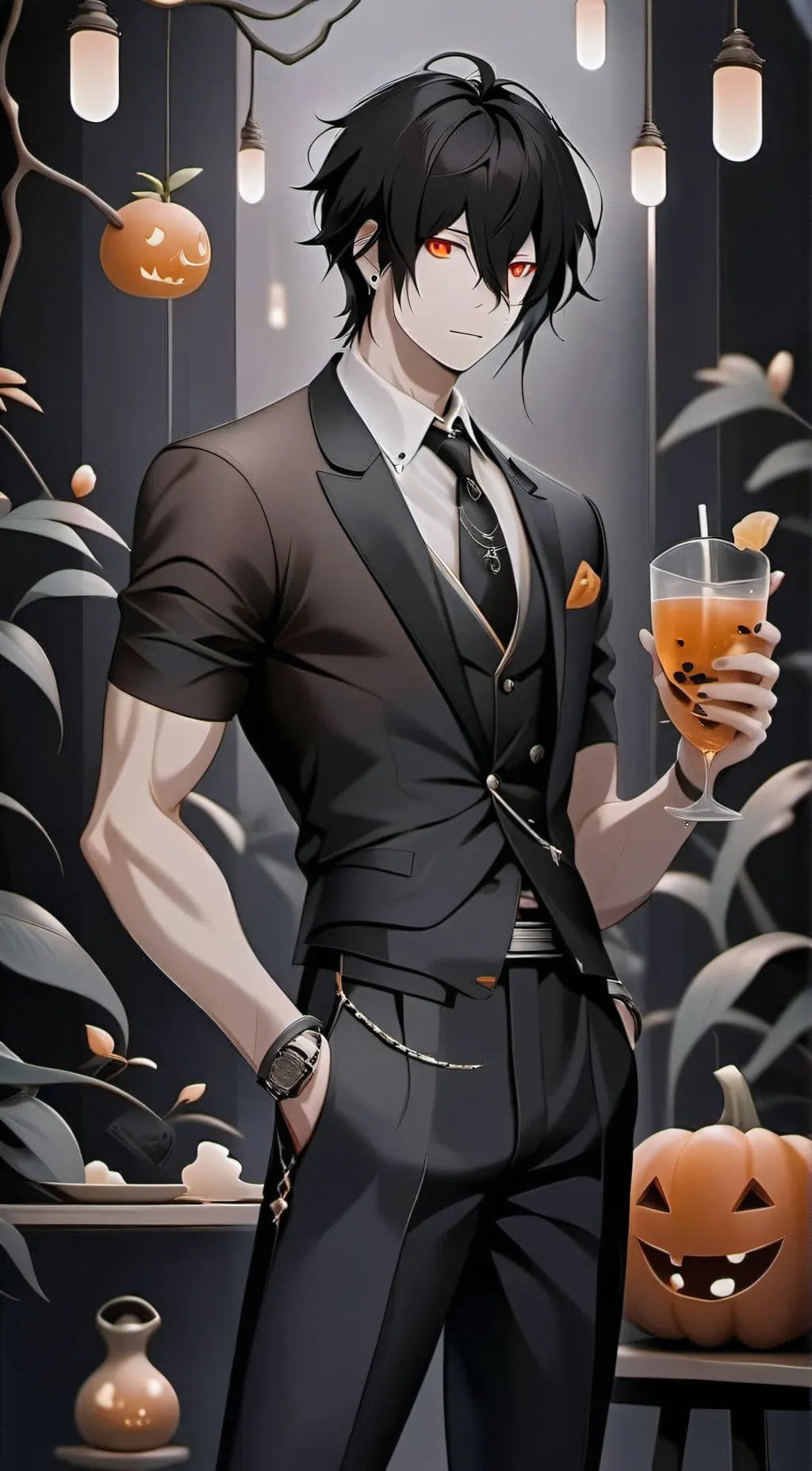 ai character: Boss background