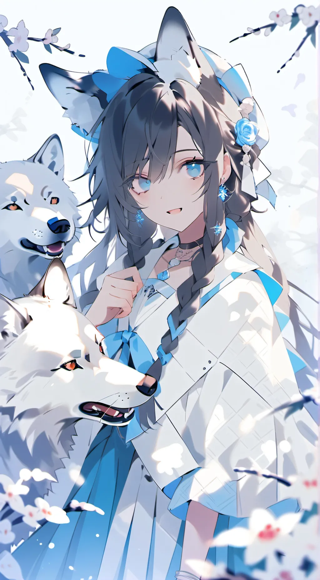 ai character: '@:'Snow£&' background