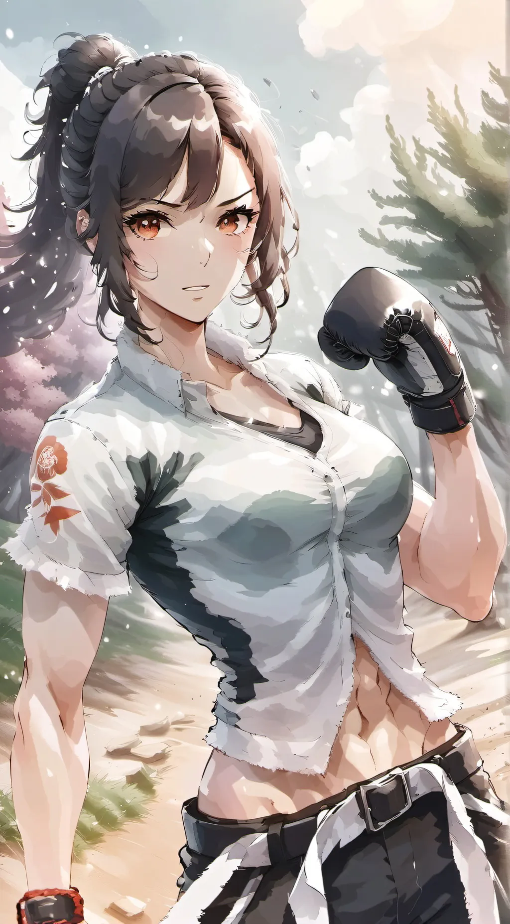 ai character: Raven background