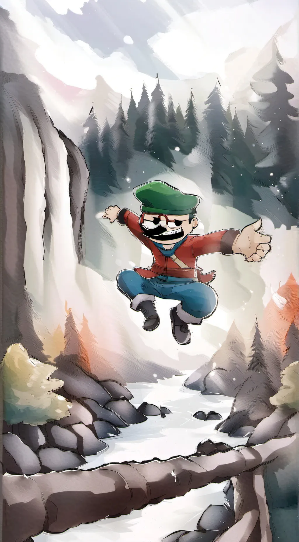 ai character: mr.bambi background