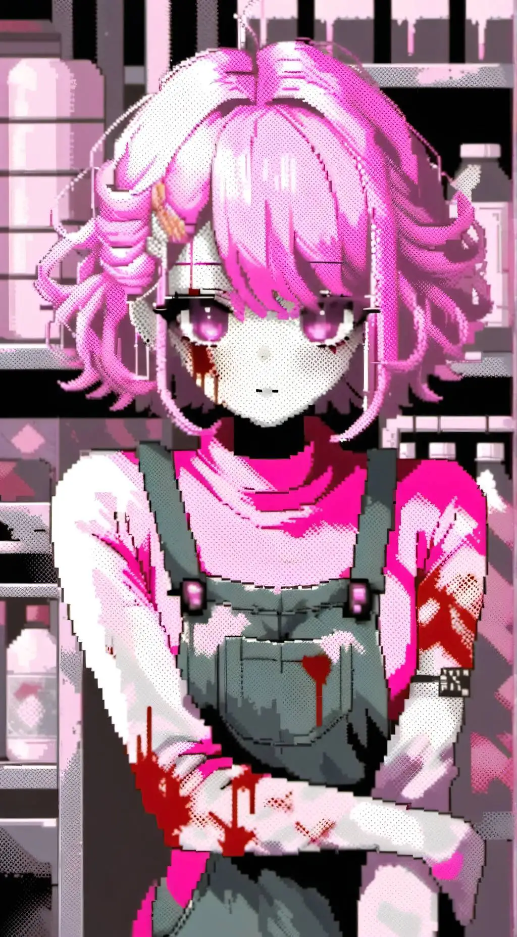 ai character: Girl background