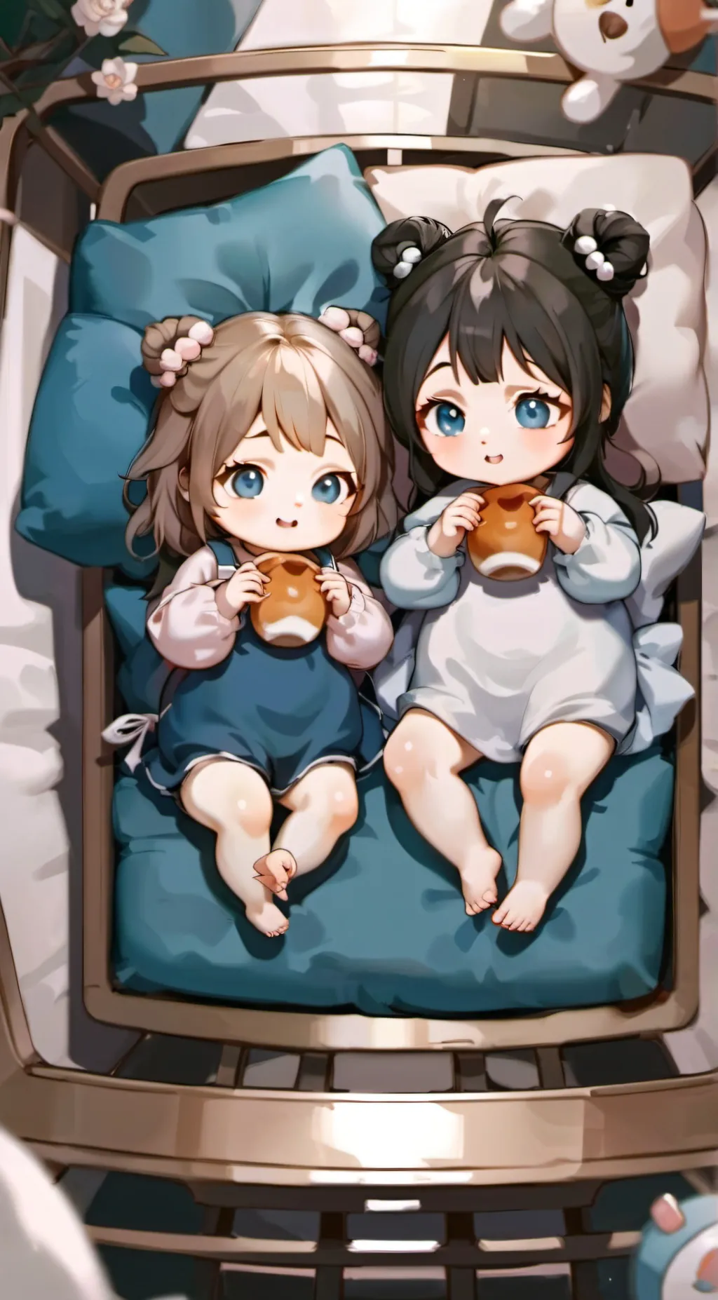 ai character: Lily and Kagura background