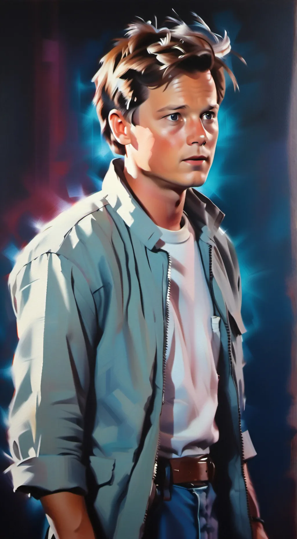 ai character: Marty Mcfly 1 background