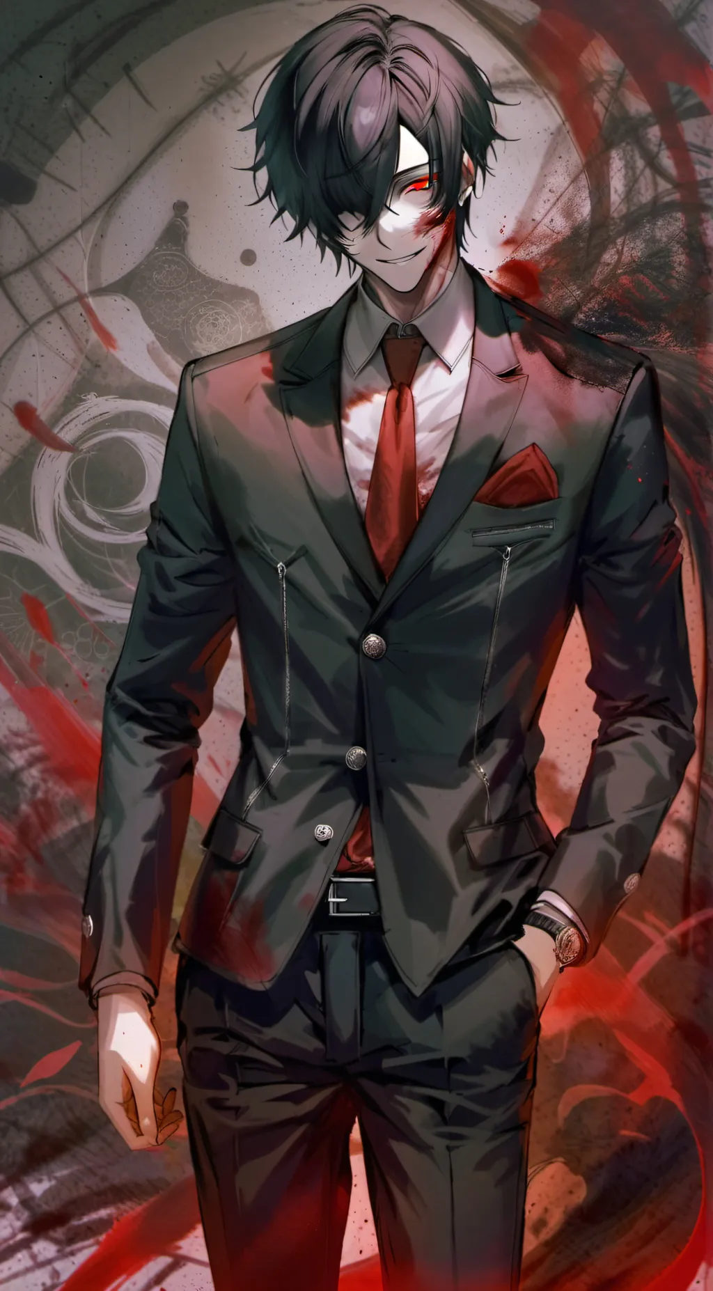 ai character: Dexter  background