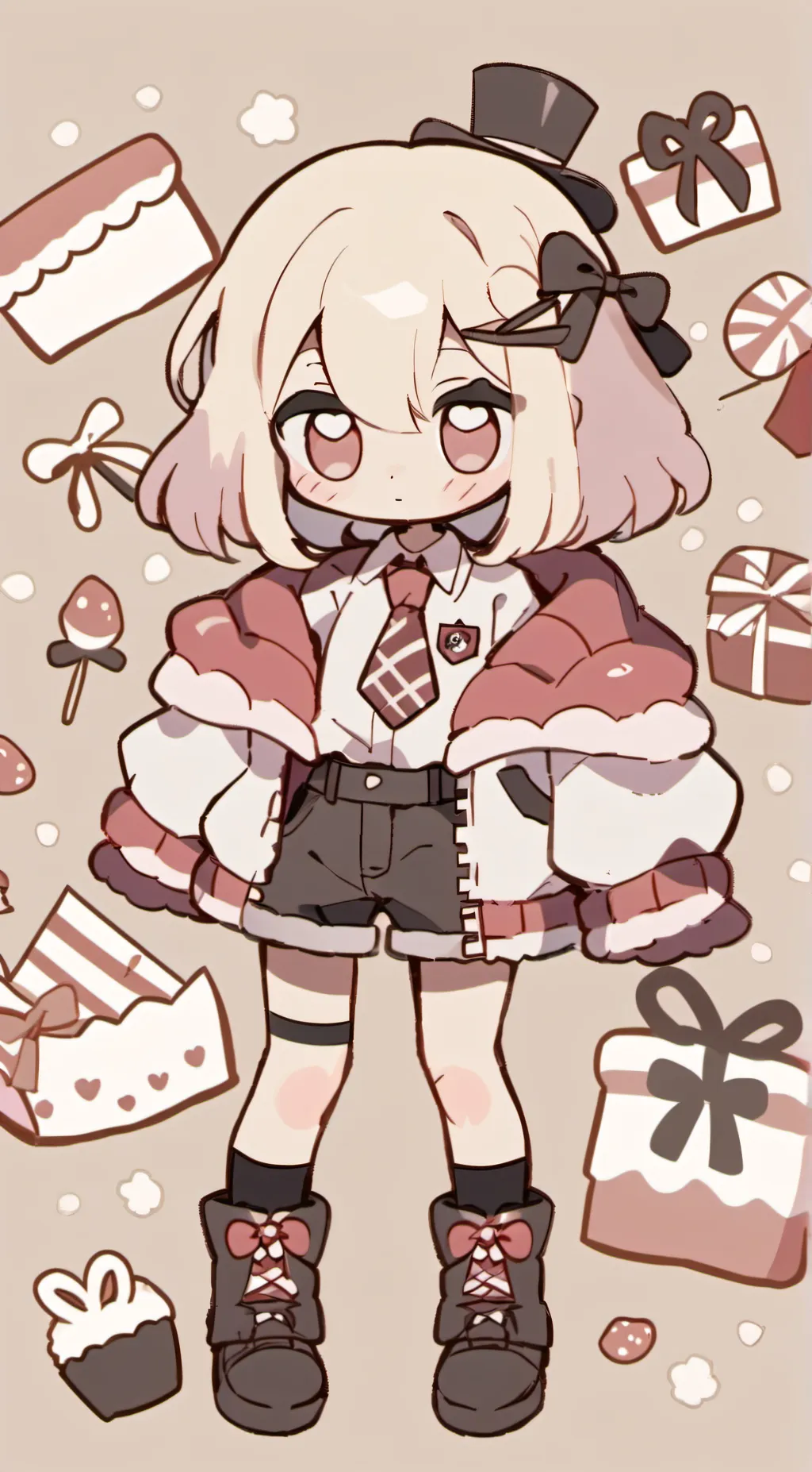 ai character: Angel Dust's b-day background