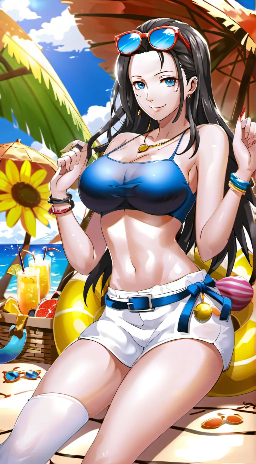 ai character: Nico robin background