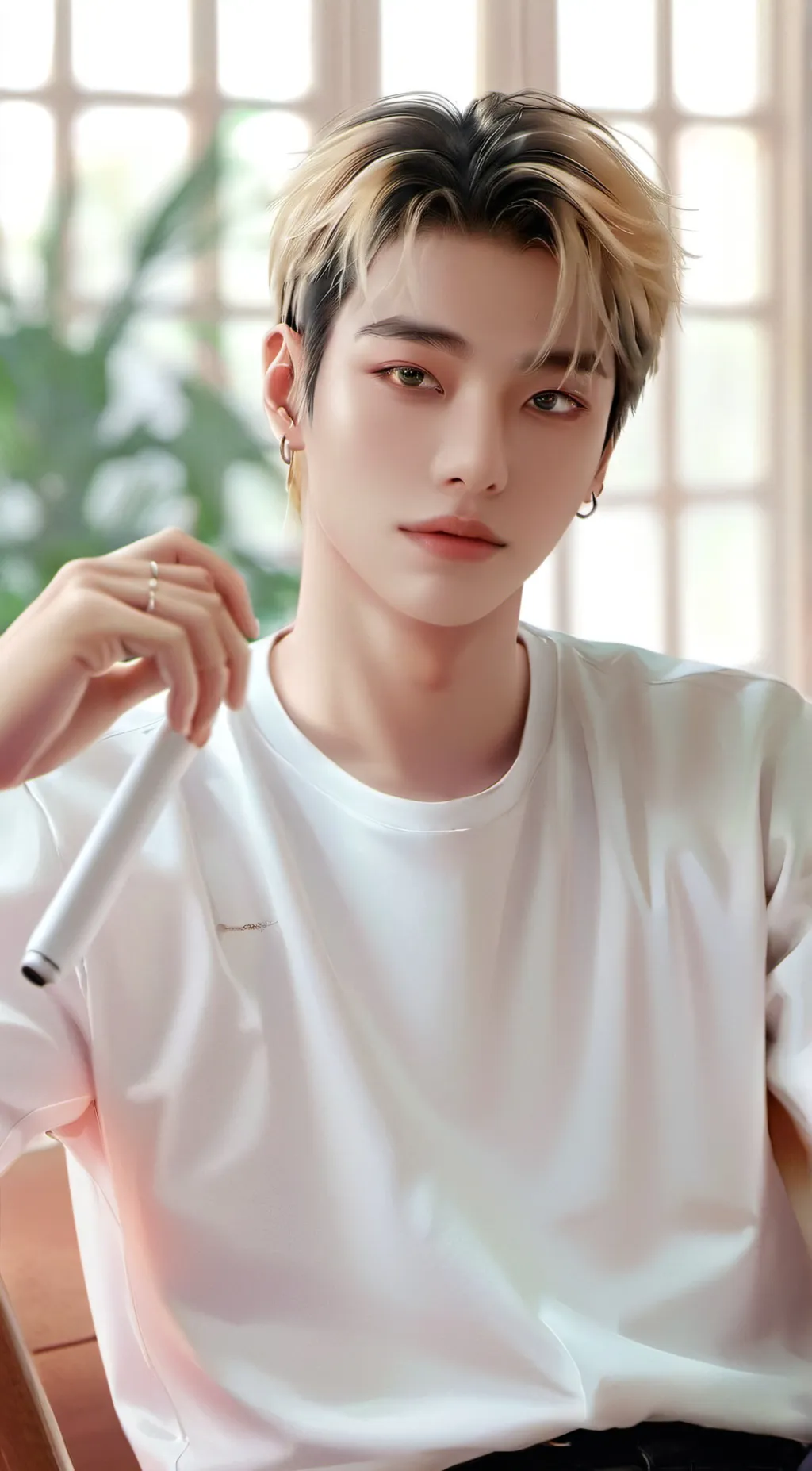 ai character: hwang hyunjin  background