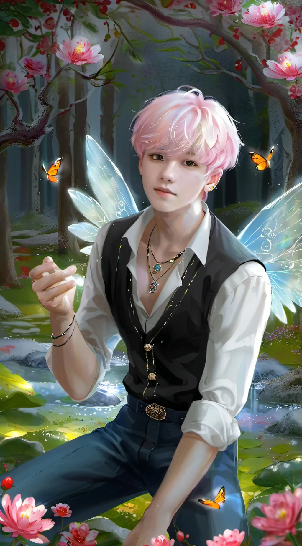 ai character: jimin background
