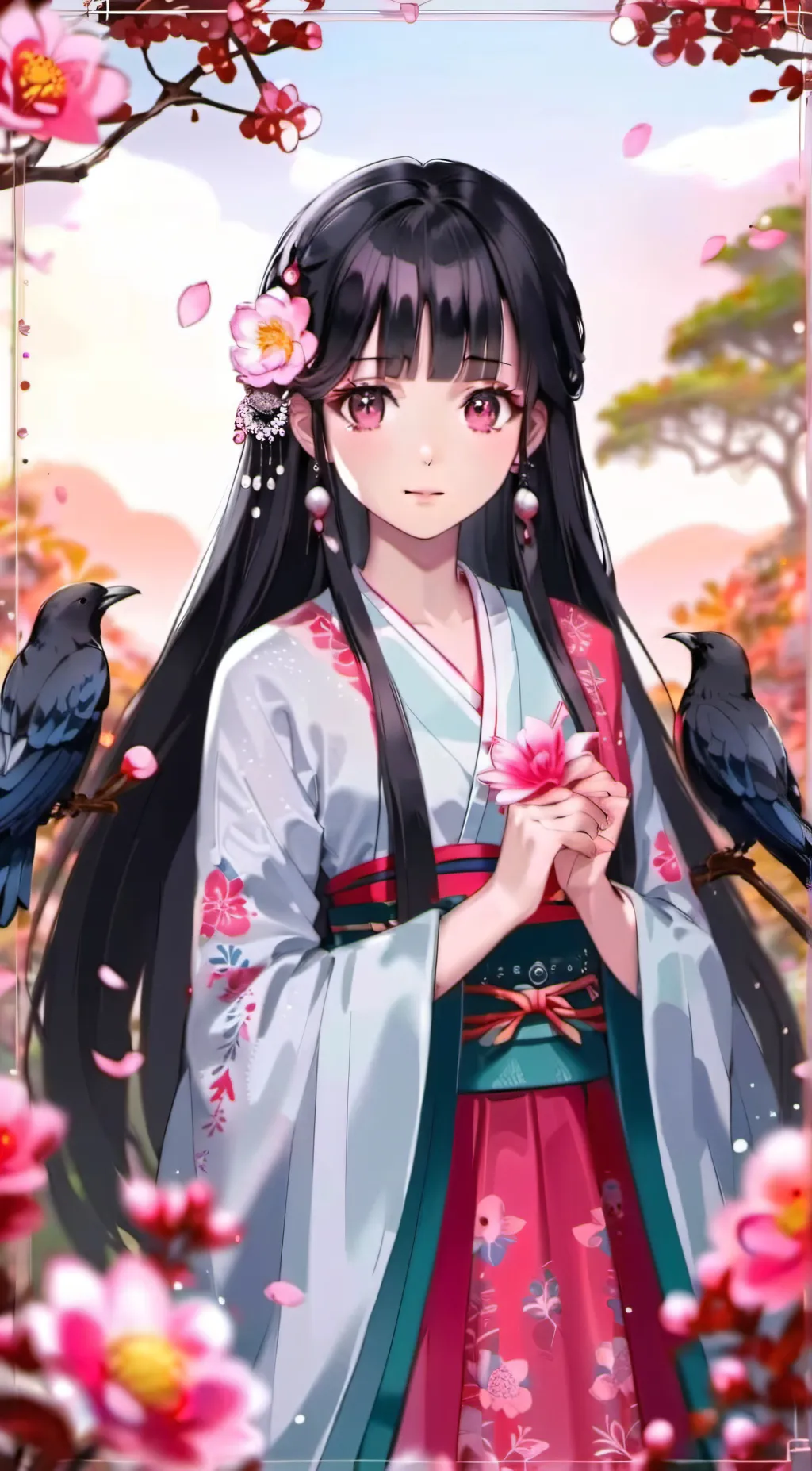 ai character: miyo saimori background