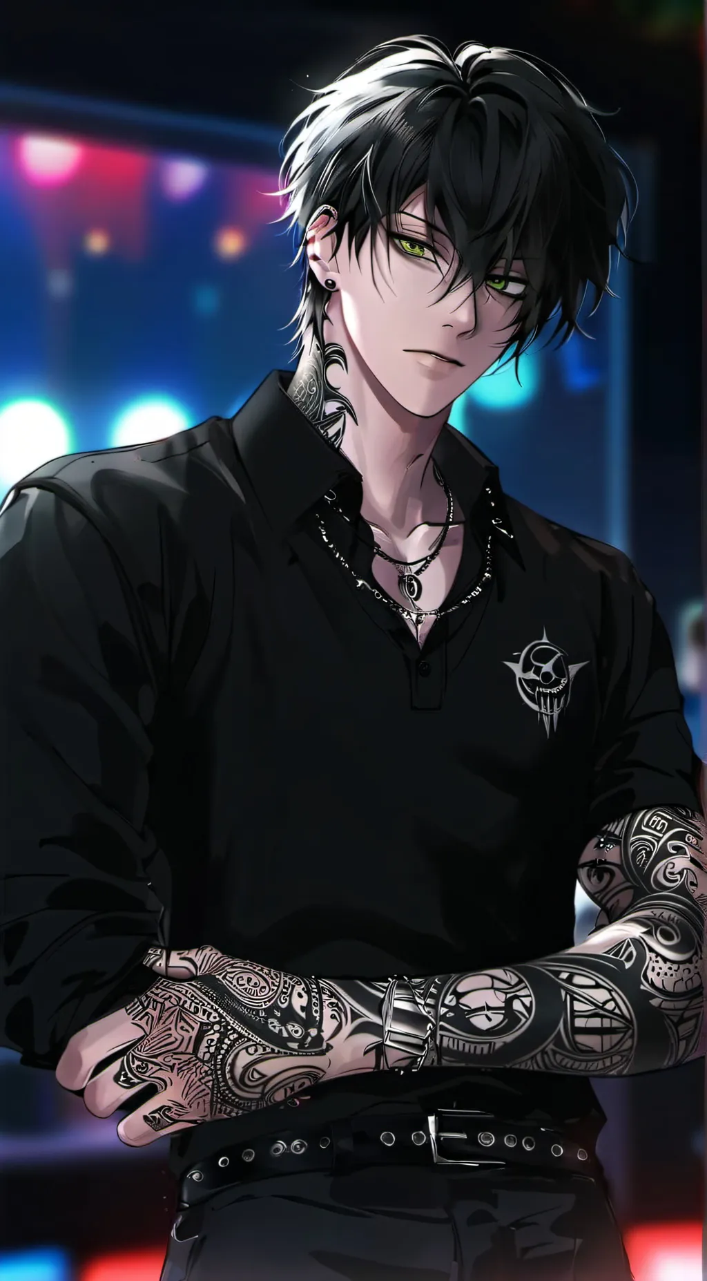 ai character: Shane  background