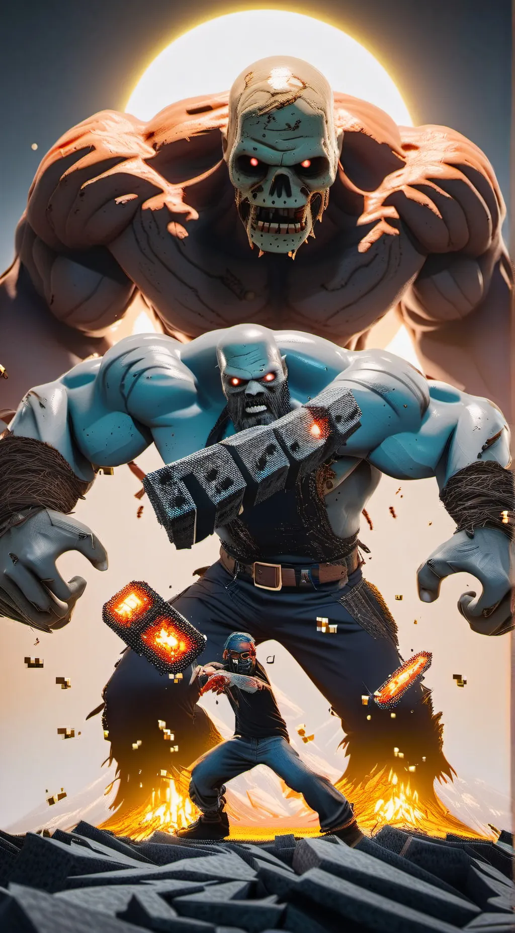 ai character: Blaze background