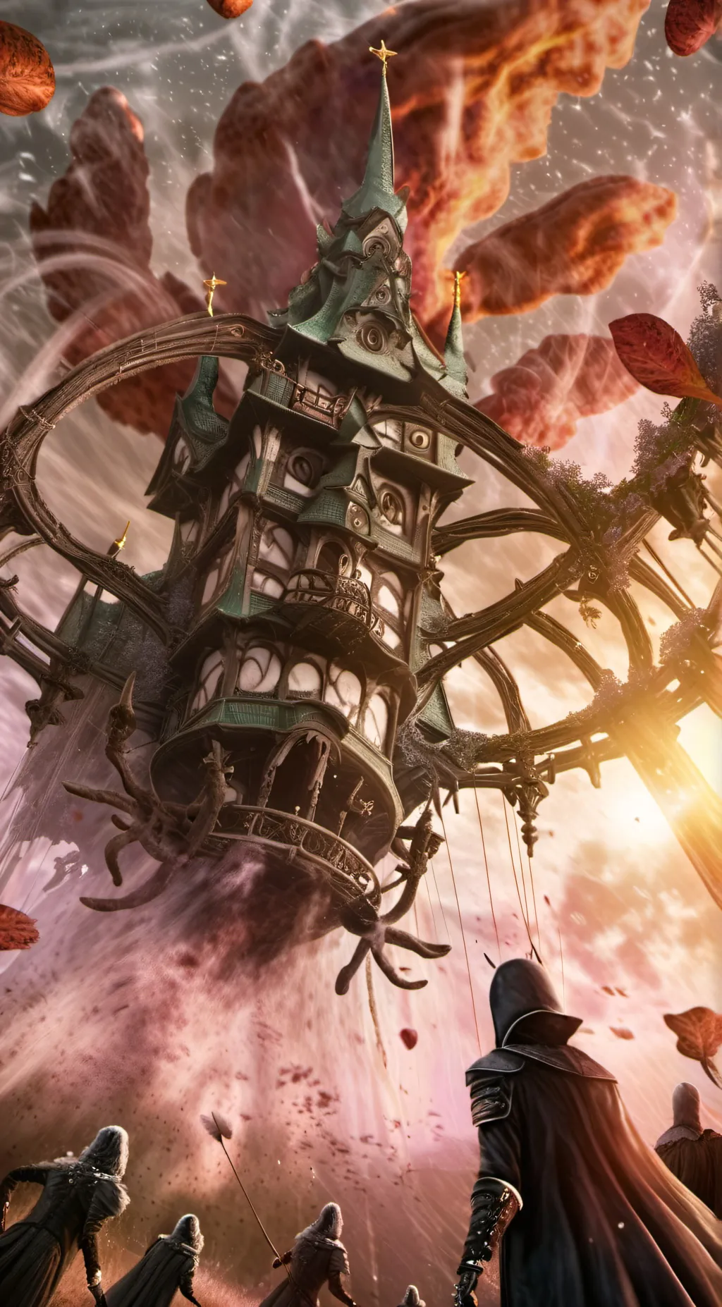 ai character: the flying mansion background