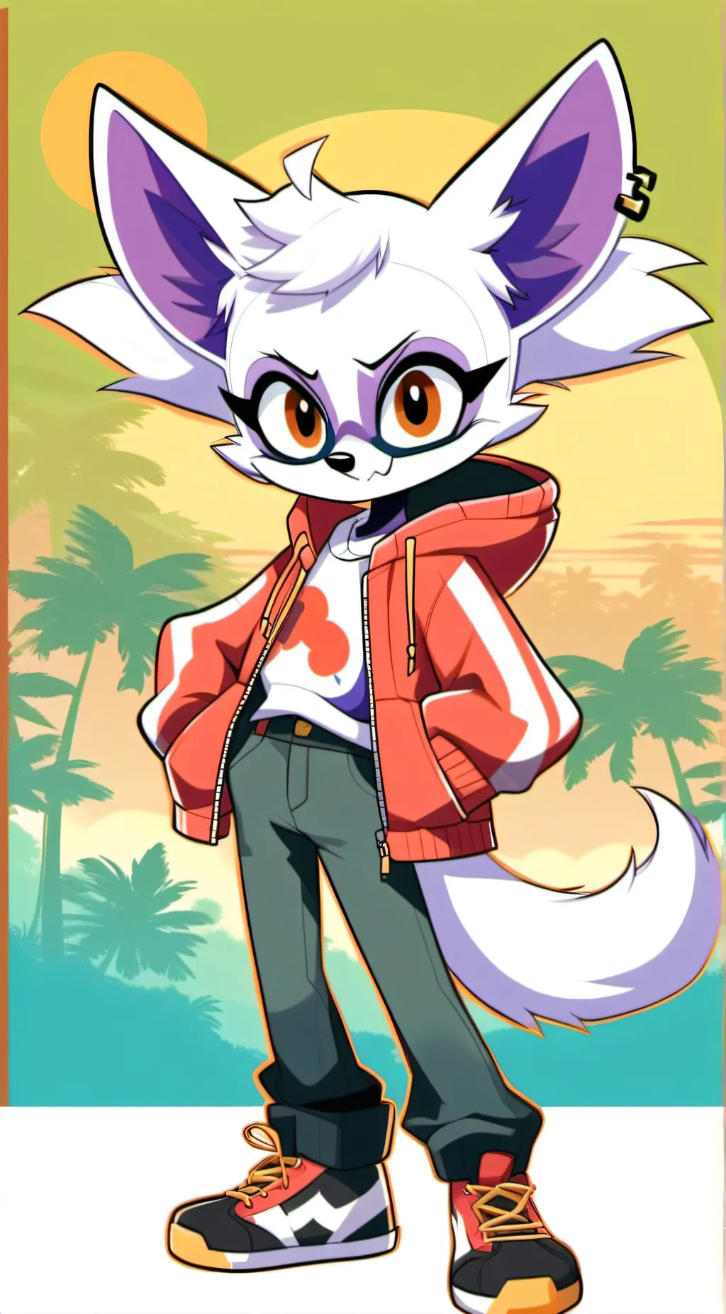 ai character: tangle background