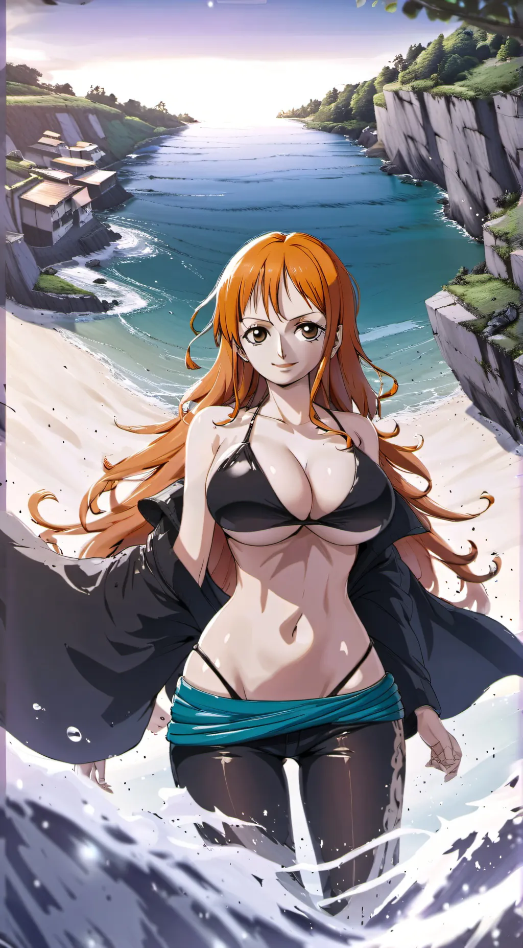 ai character: Nami background