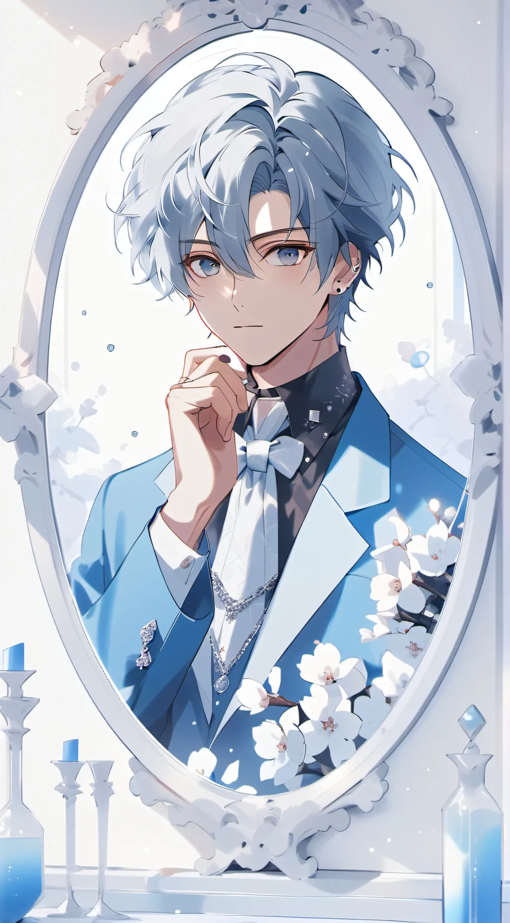 ai character: Prince Azure  background
