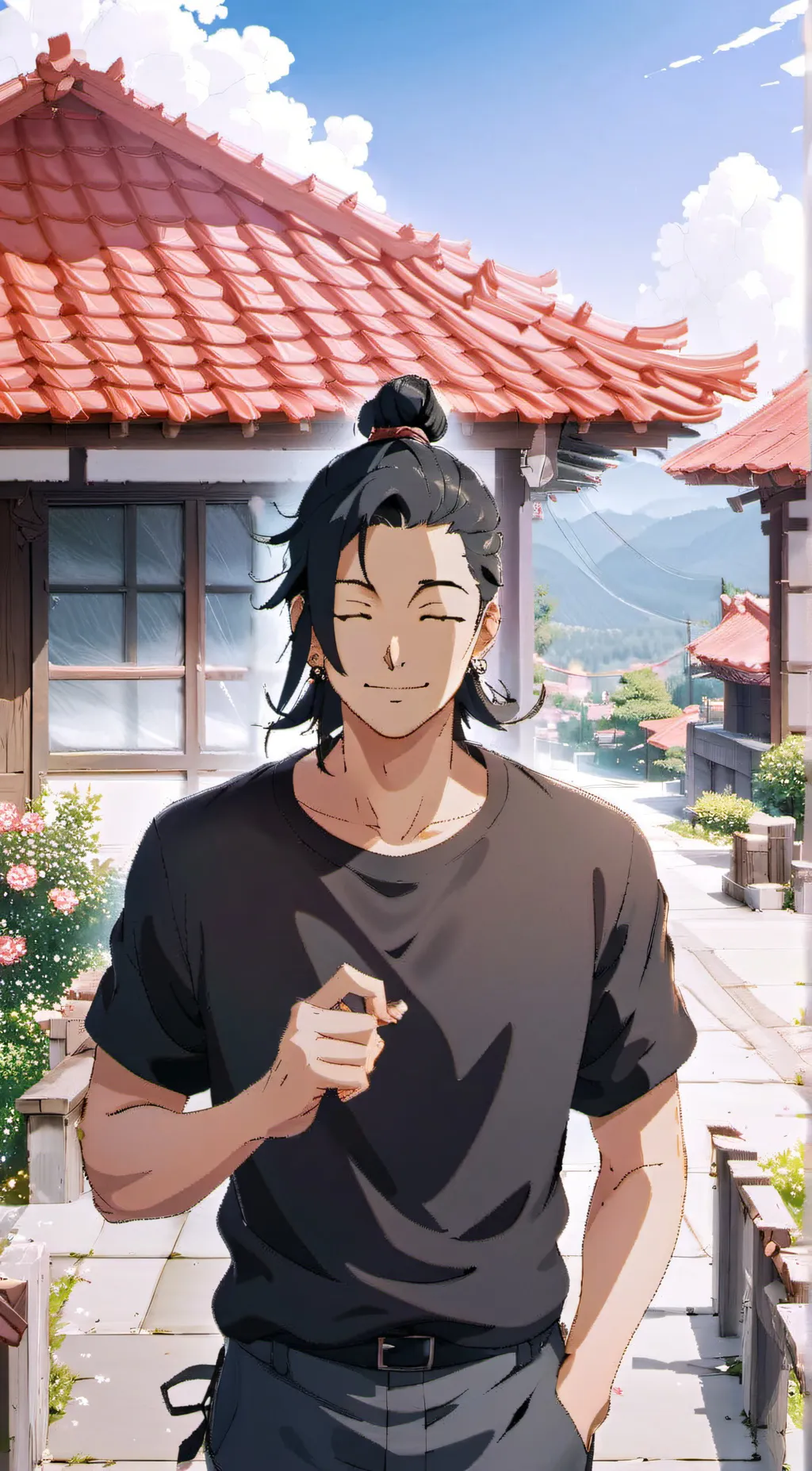 ai character: Geto Suguru background