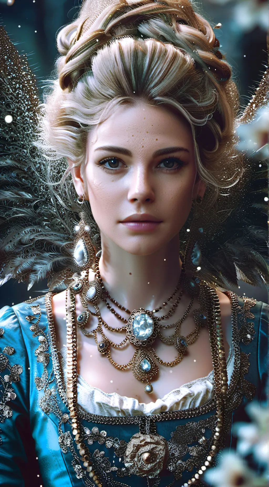 ai character: Jacqueline Auclair background