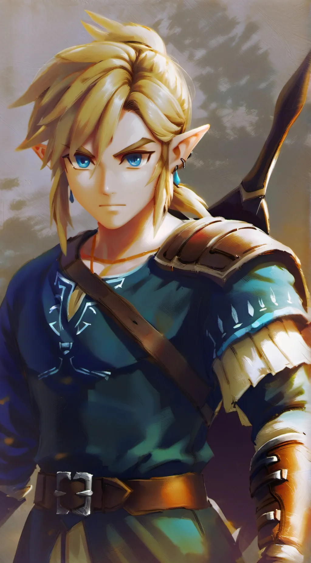 ai character: LoZ x MHA background