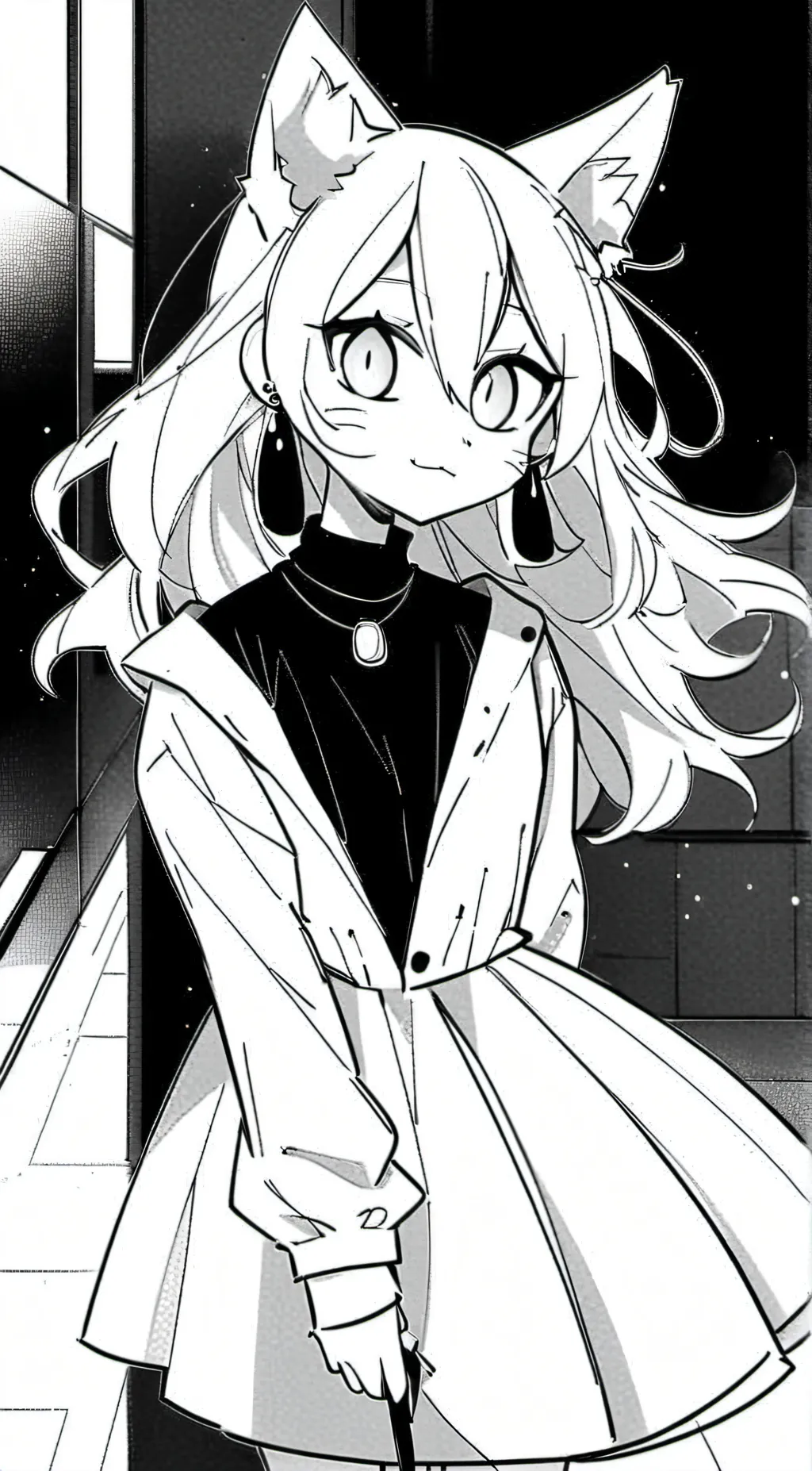 ai character: Blacky background