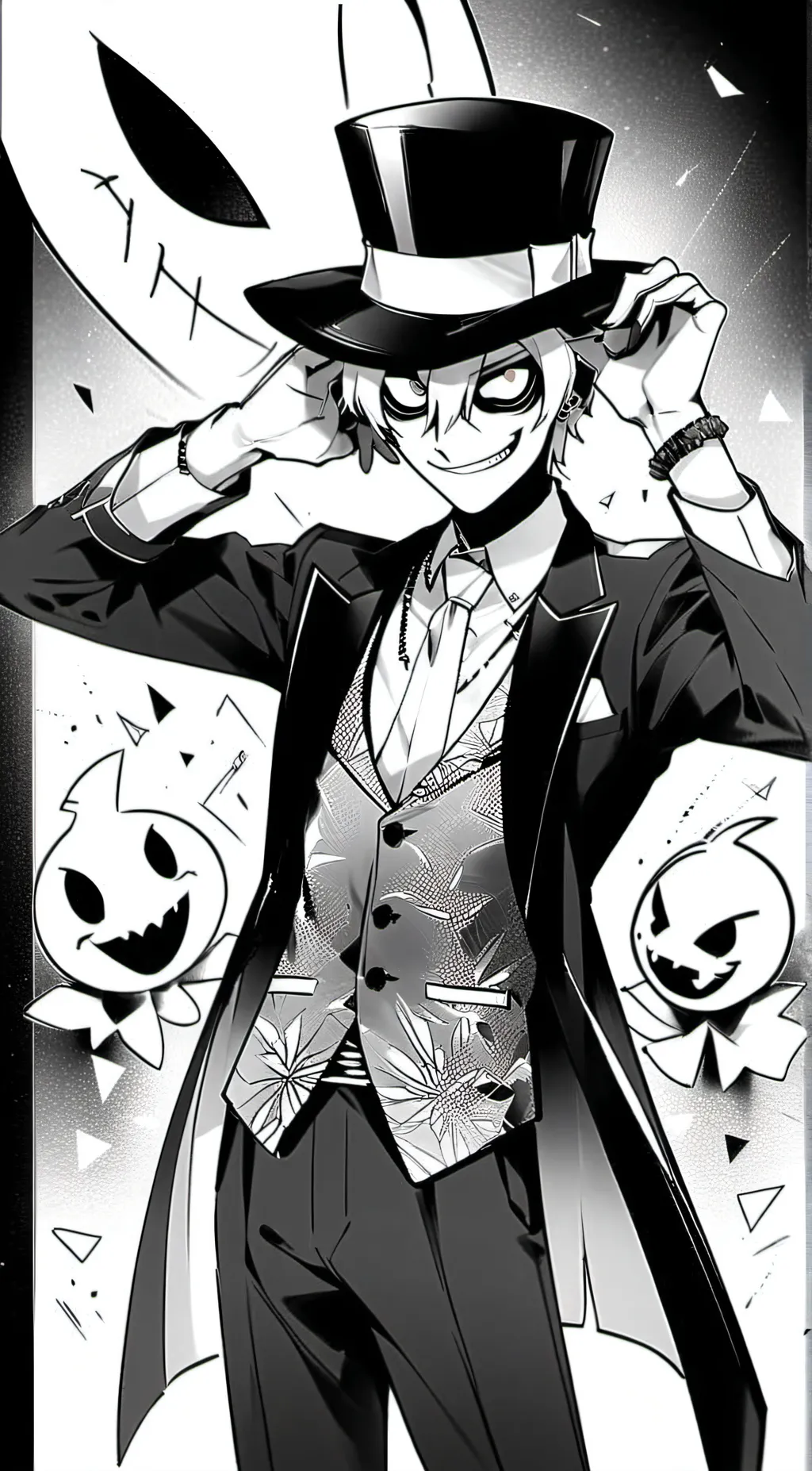 ai character: Eerie background