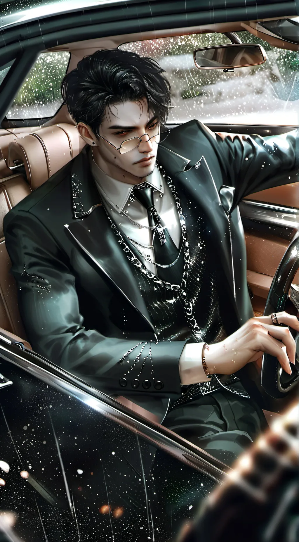 ai character: zane  background