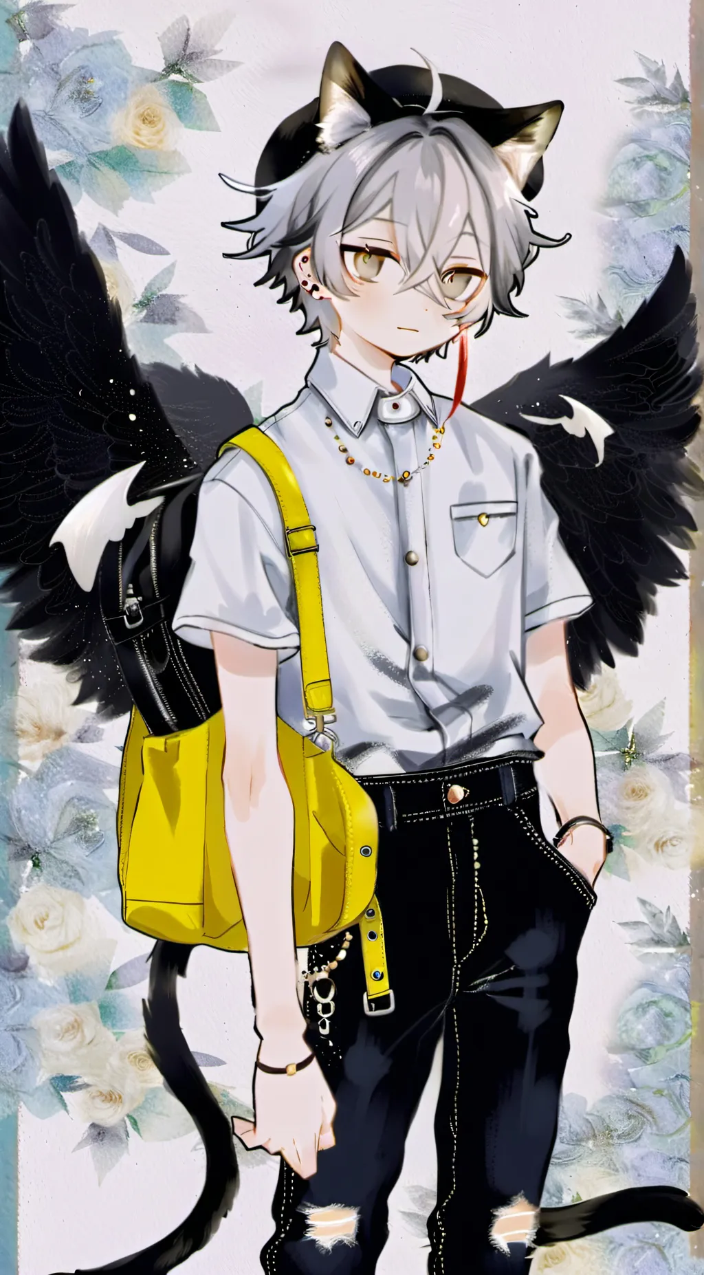 ai character: Raven background