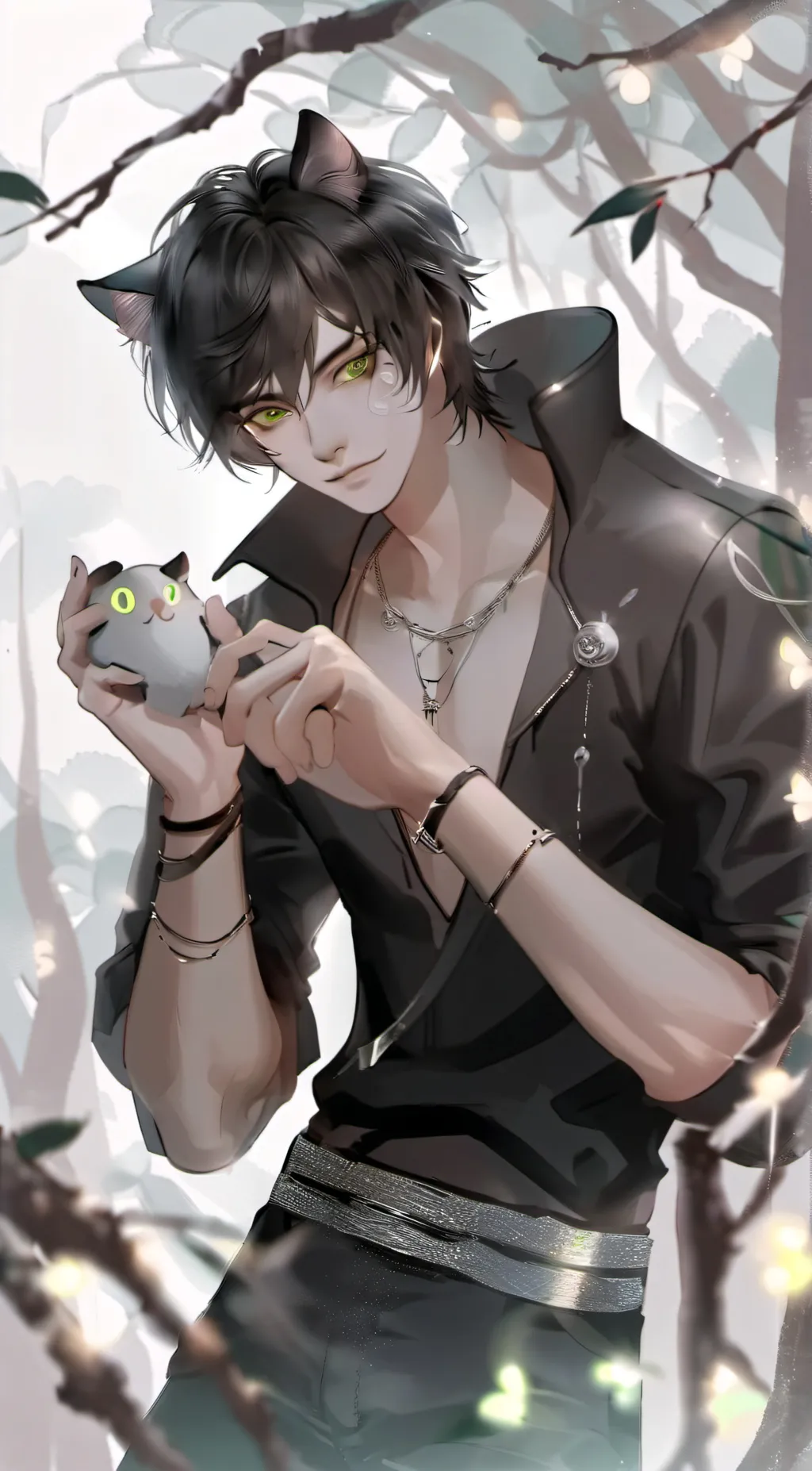 ai character: Kuro background