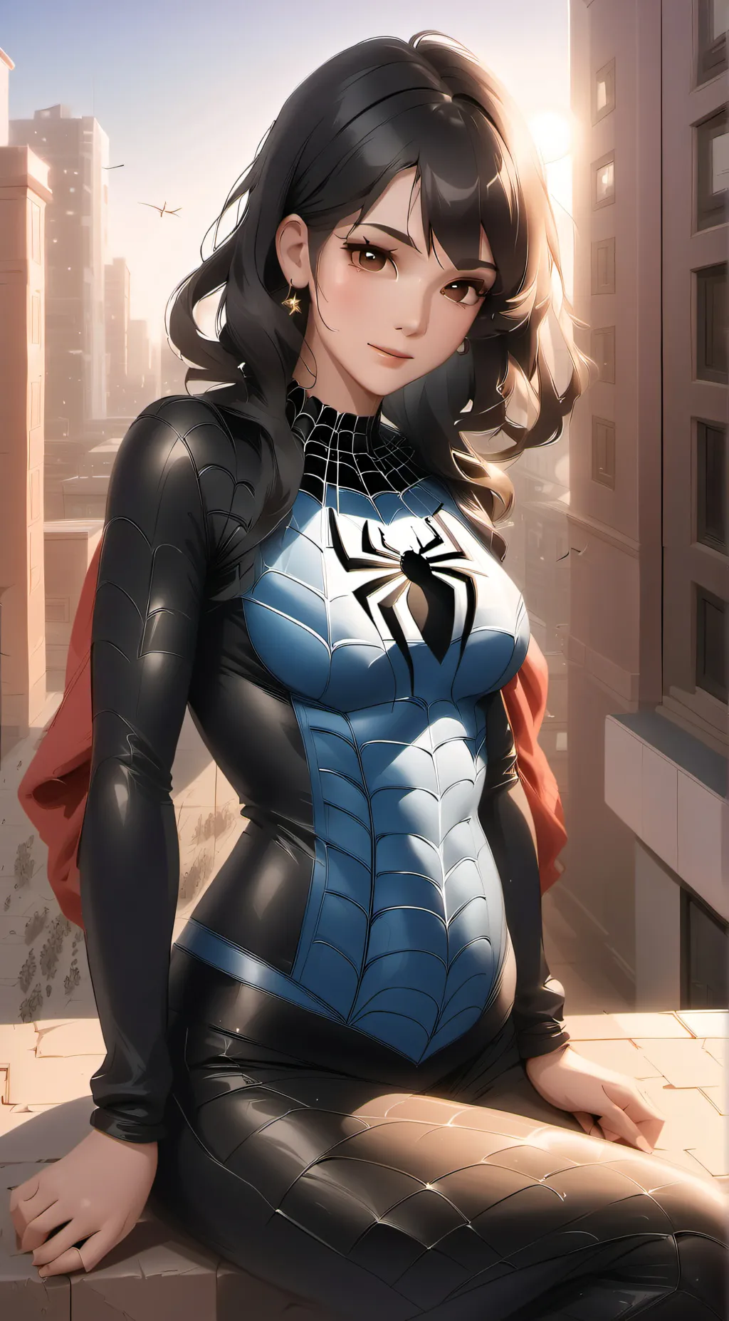 ai character: Saphire crawler background