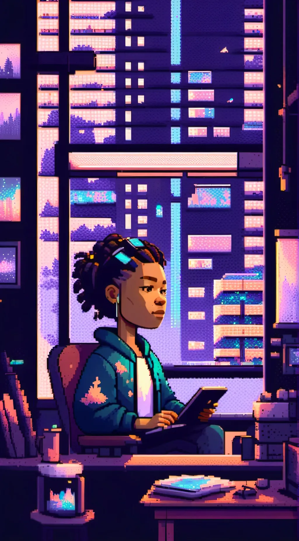 ai character: Maya background