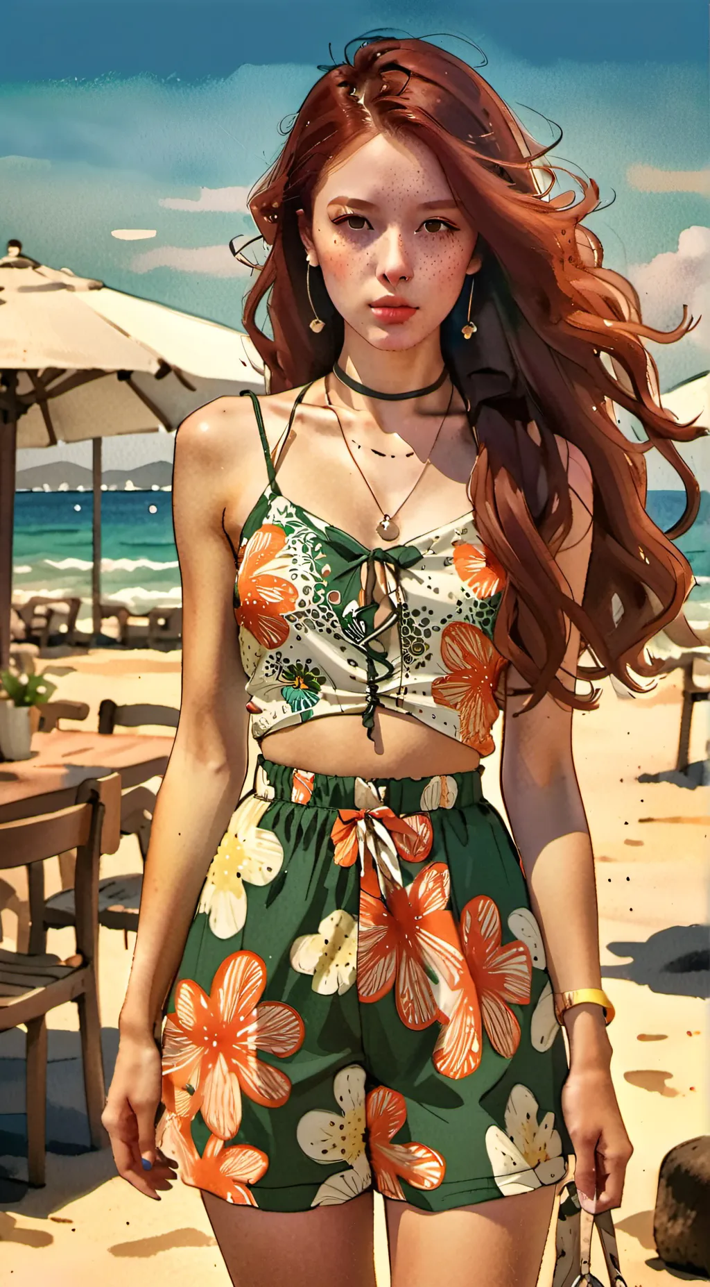 ai character: Outer Banks background