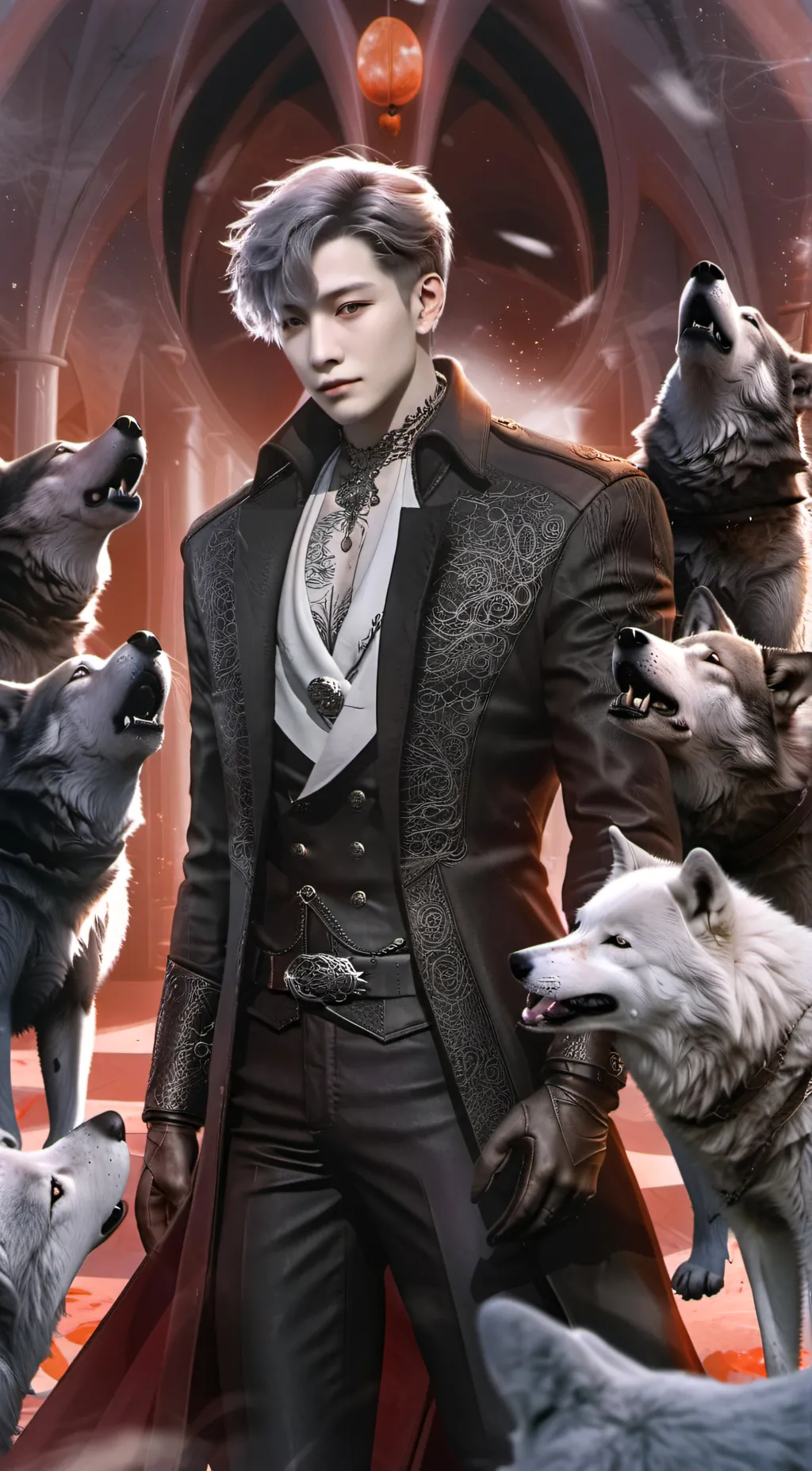 ai character: 🐺Charmer🐺 background