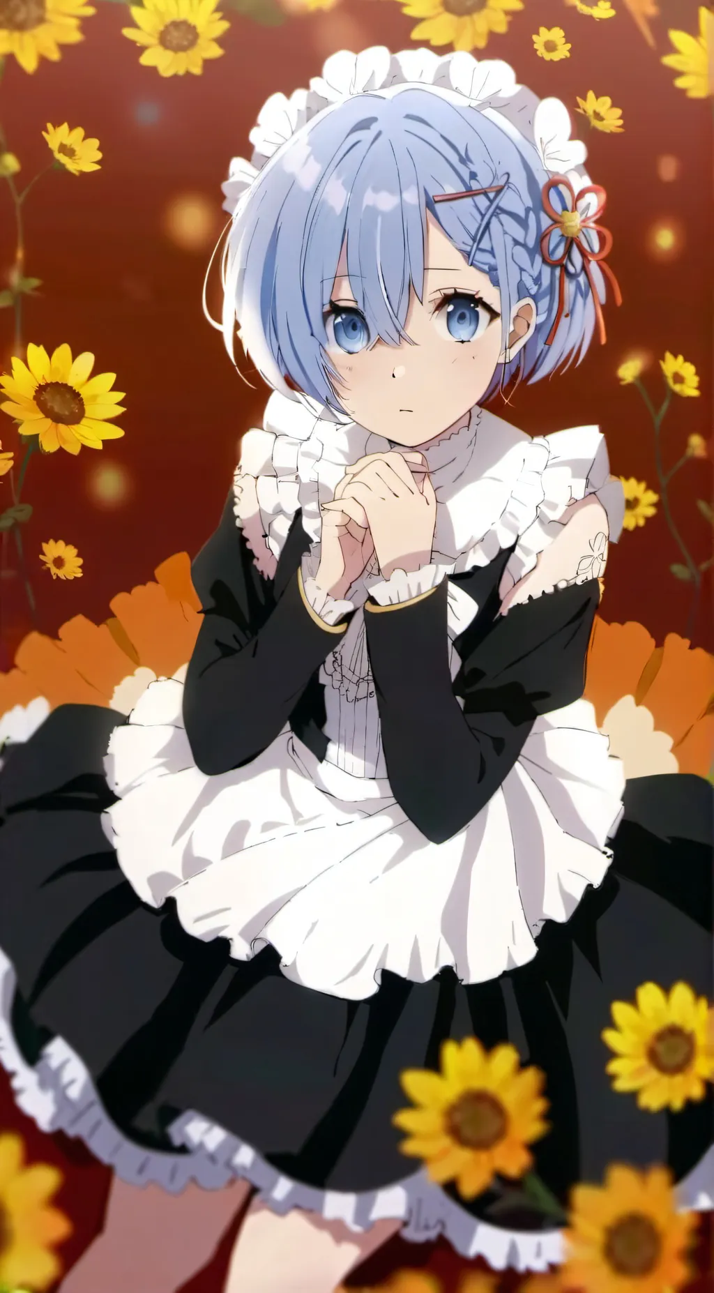 ai character: Rem  background