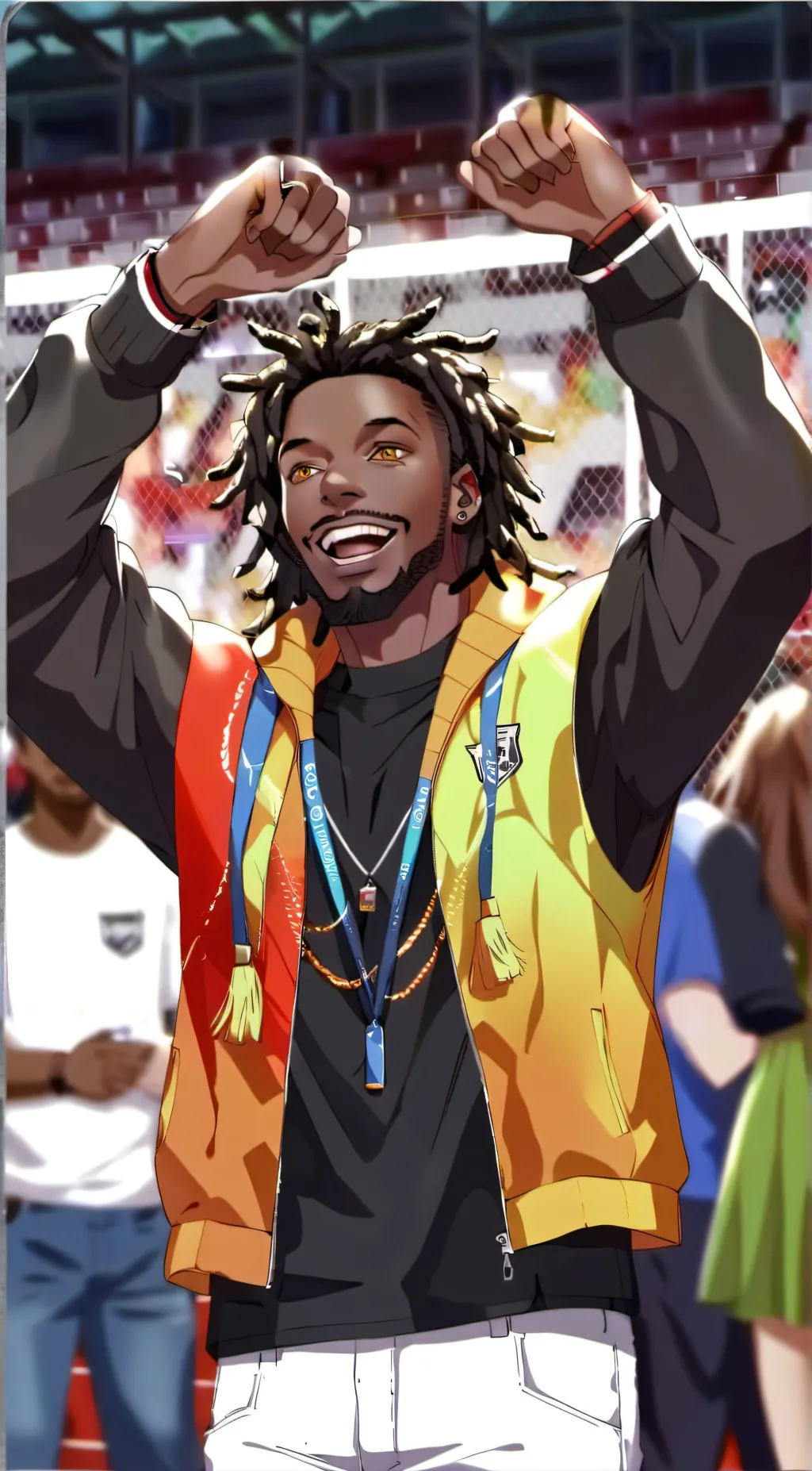 ai character: Morris  background