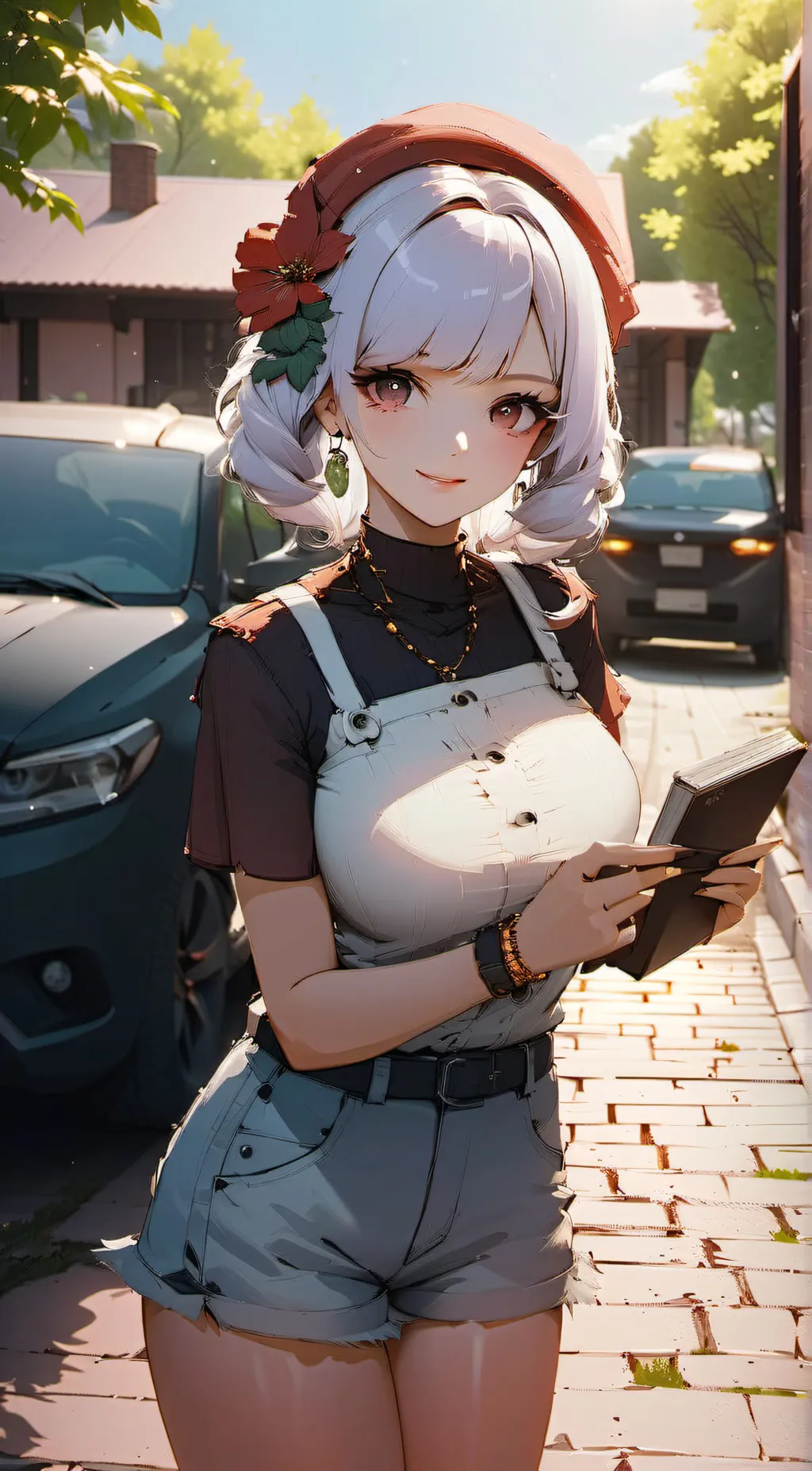 ai character: Holly  background